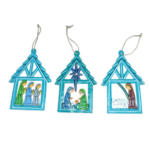 Grezil- Nativity Ornament Set