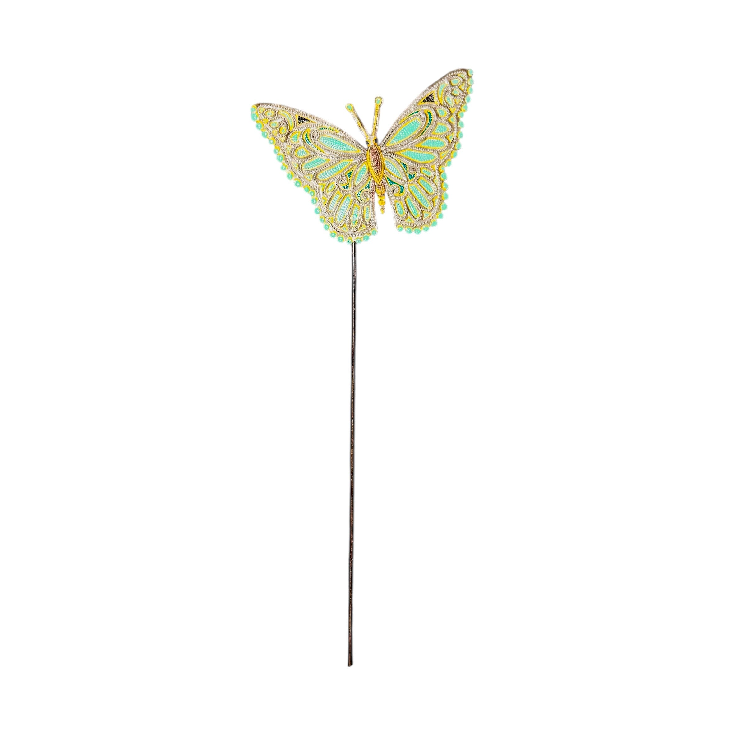 Orilien Turquoise Butterfly Garden Stake