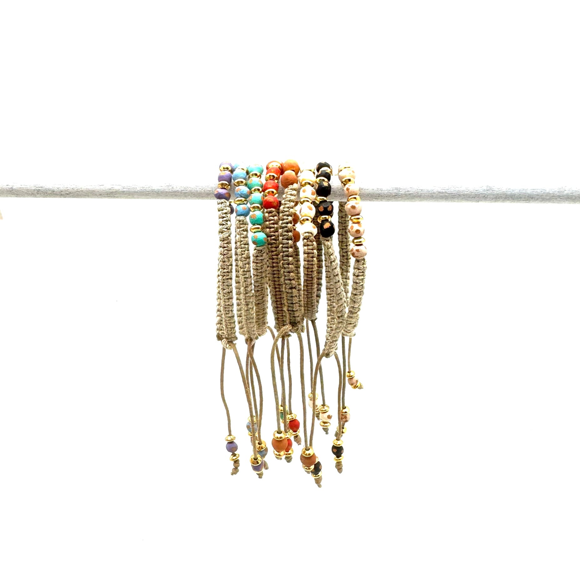 Jameson Macrame Bracelet- Ivory