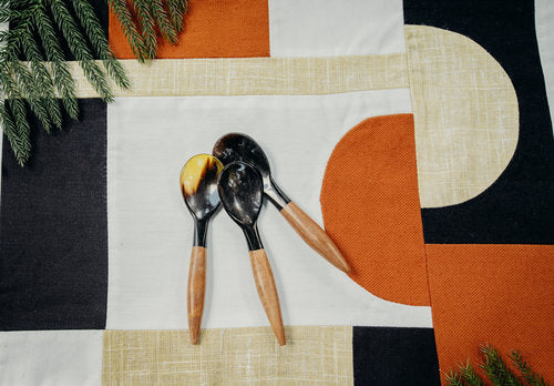 Horn + Wood Mini Spoon
