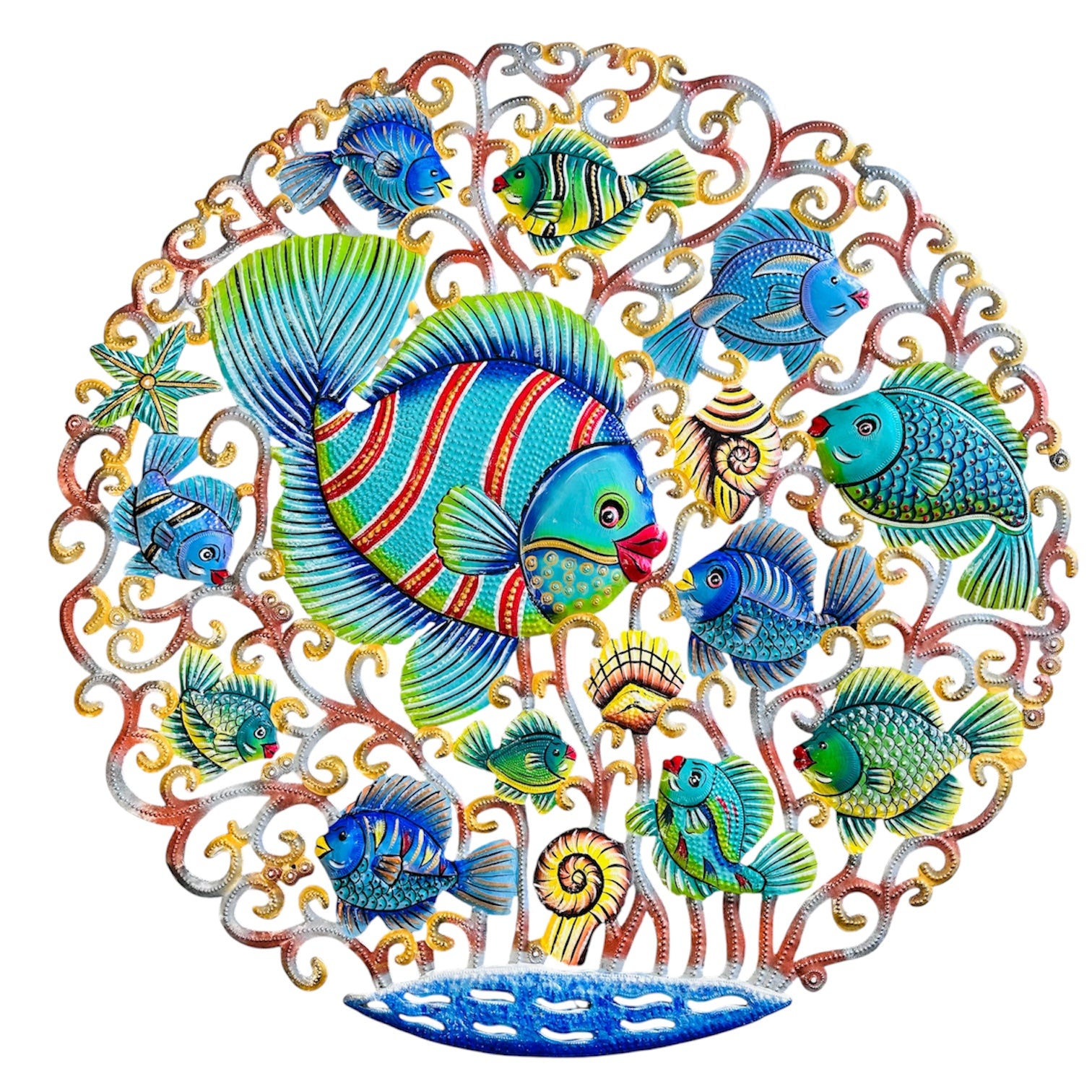 Jumbo Blue Green Fish