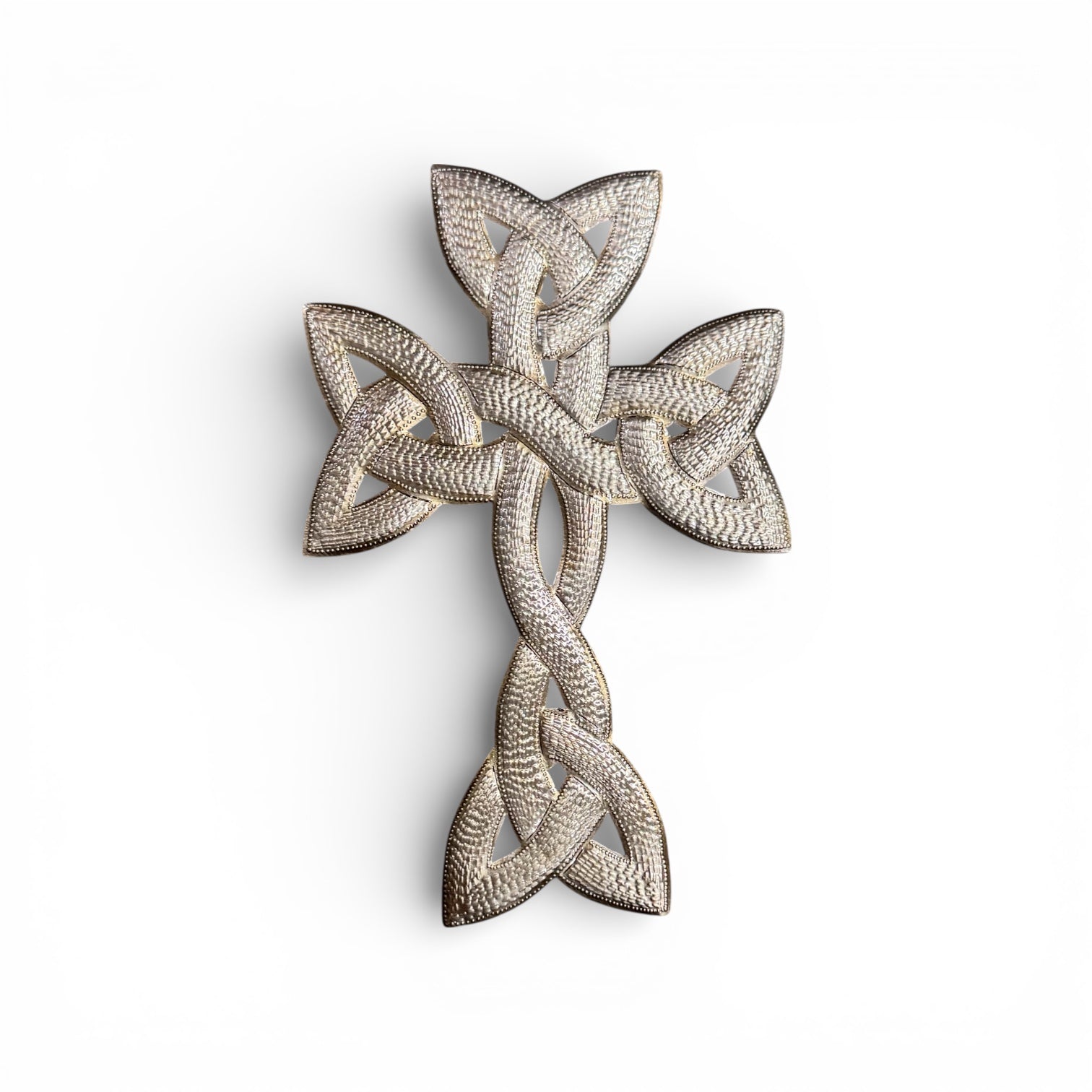 Celtic Cross- Brushed Metal