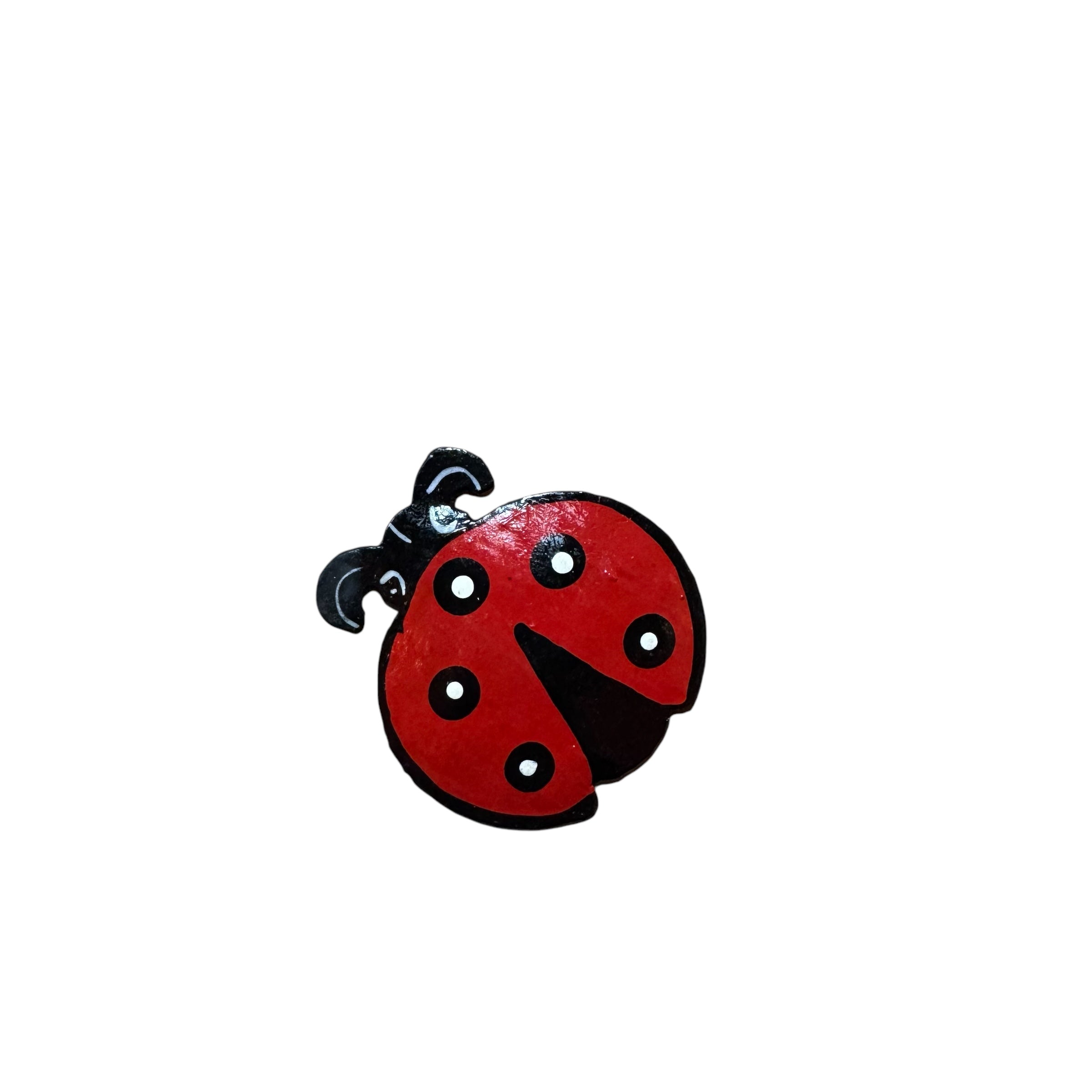 Steel Drum Ladybug Magnet- Painted
