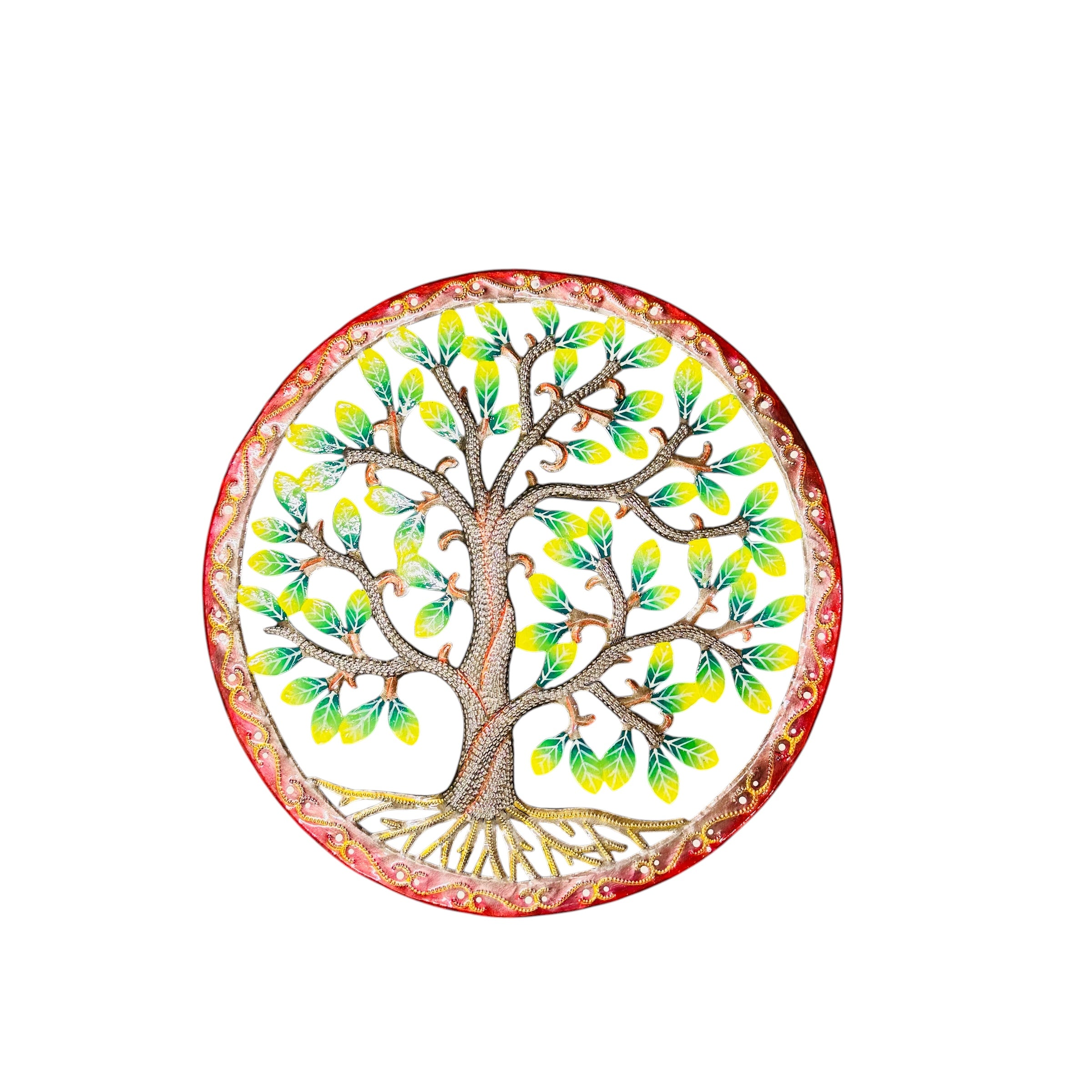 Medium Orly Yellow Green Tree of Life
