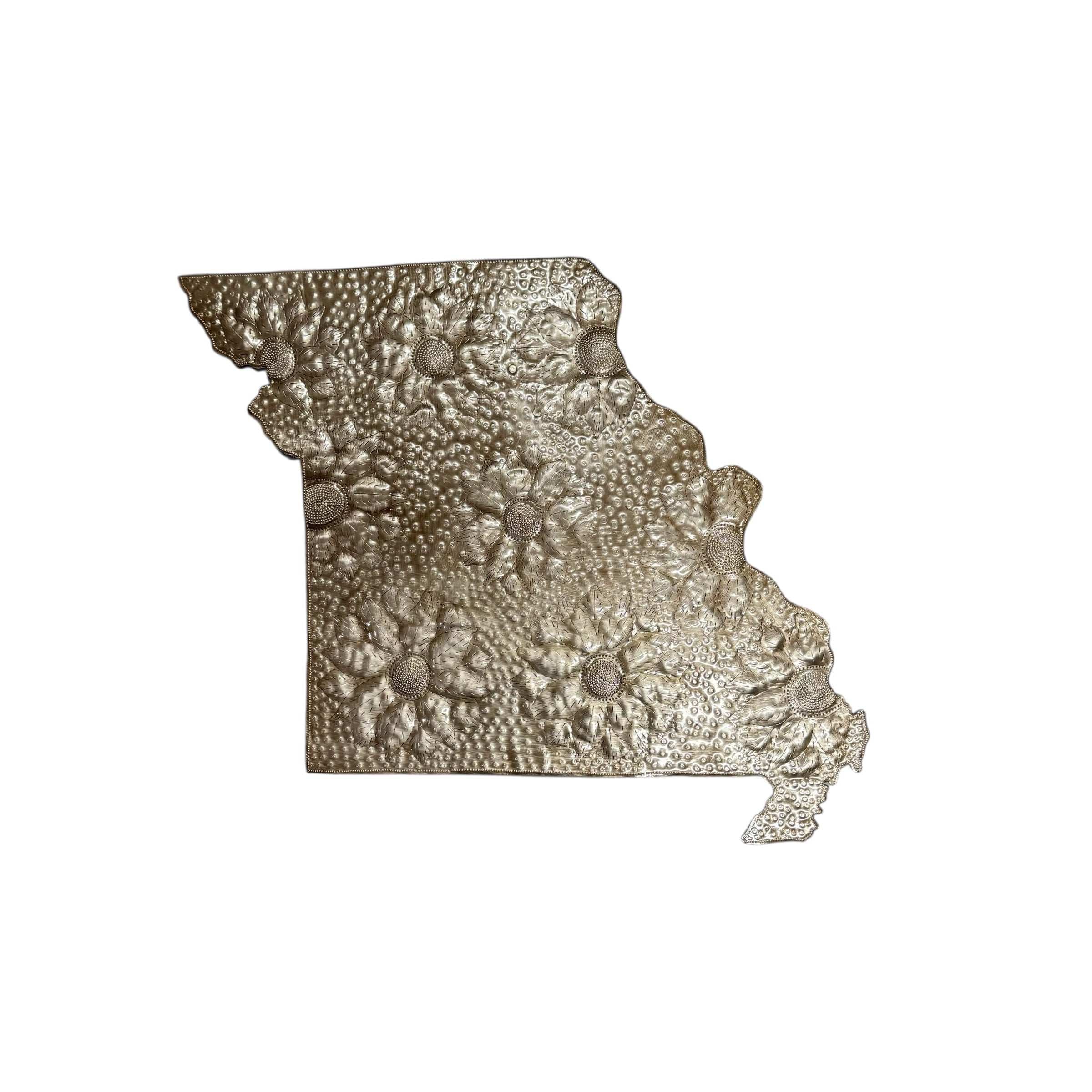 Missouri Floral Metal Art