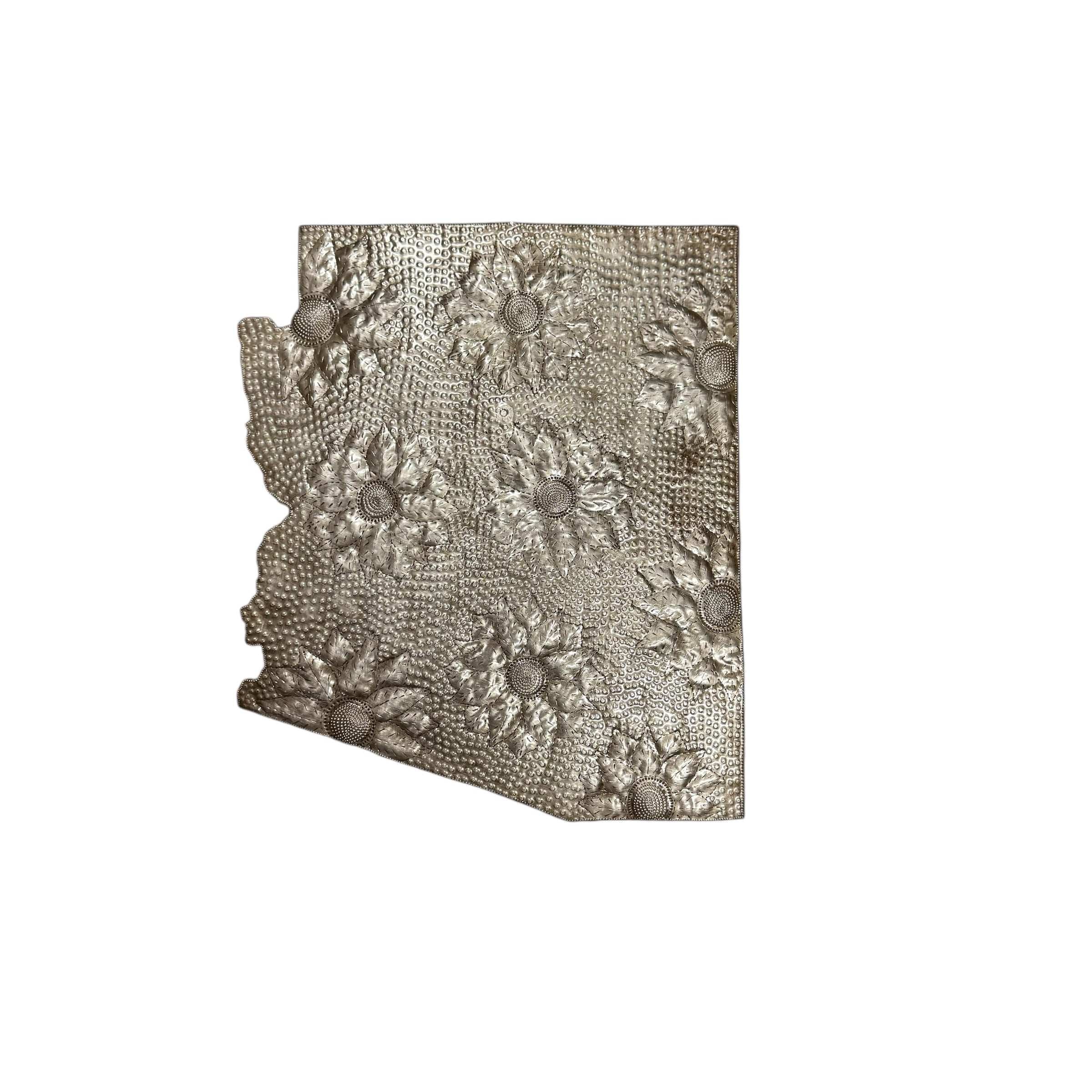 Arizona Floral Metal Art