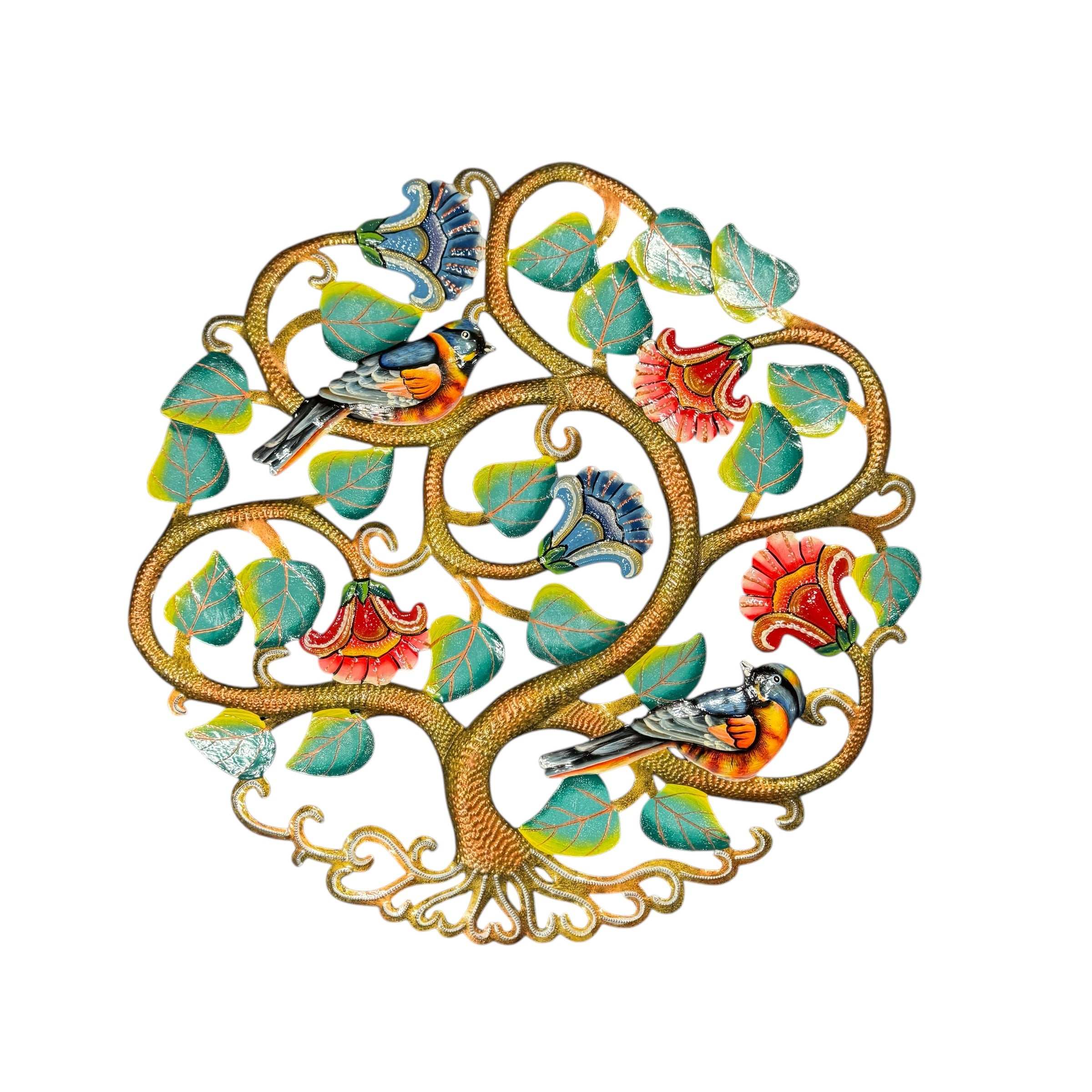 Kensley Birds and Hibiscus