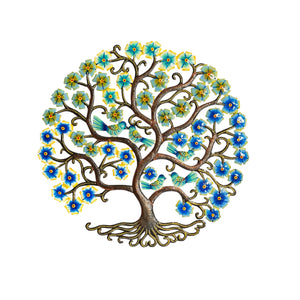 Turquoise and Birds Tree of Life