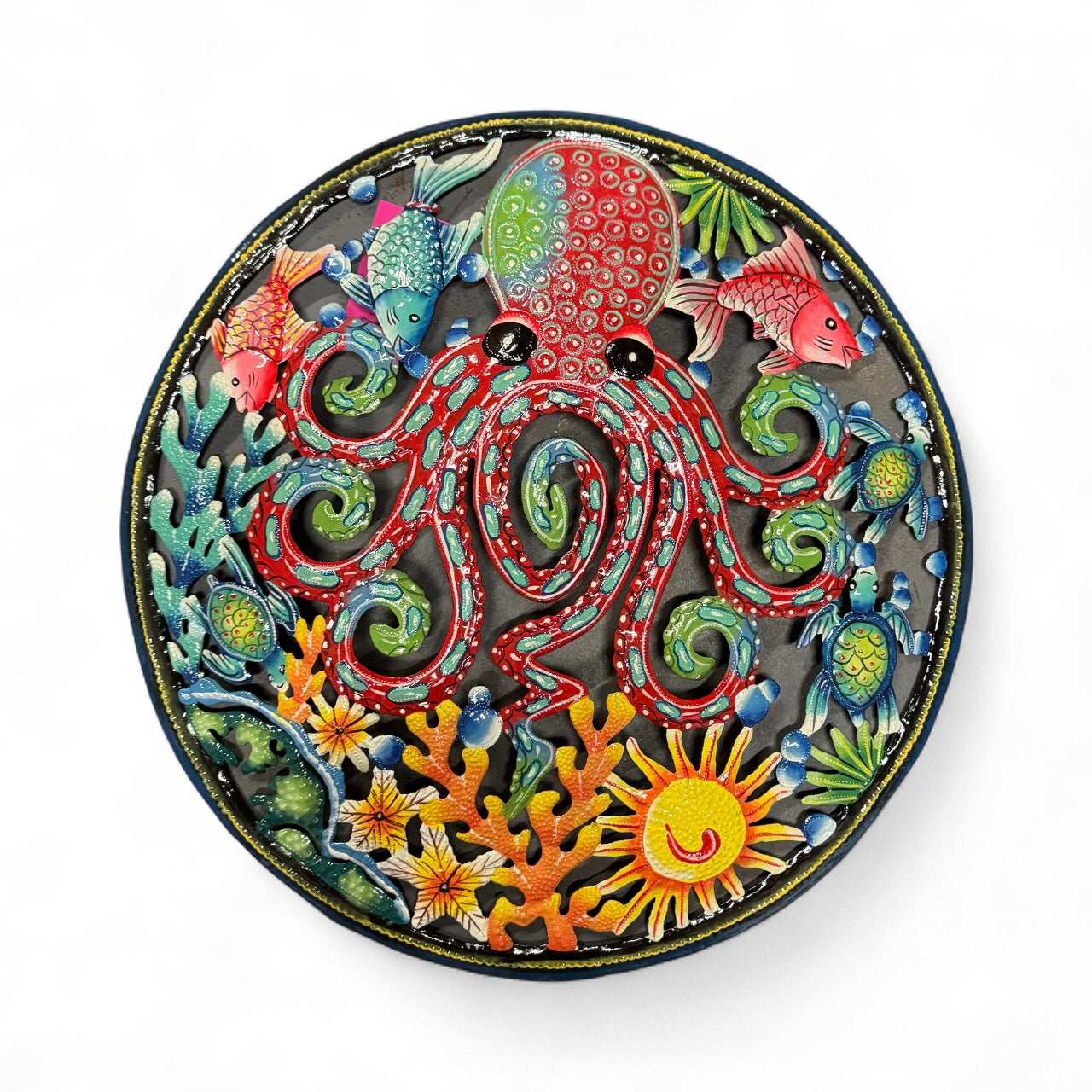 Popped Out Octopus in Ocean