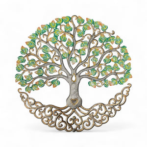 Green Tree of Life with Heart