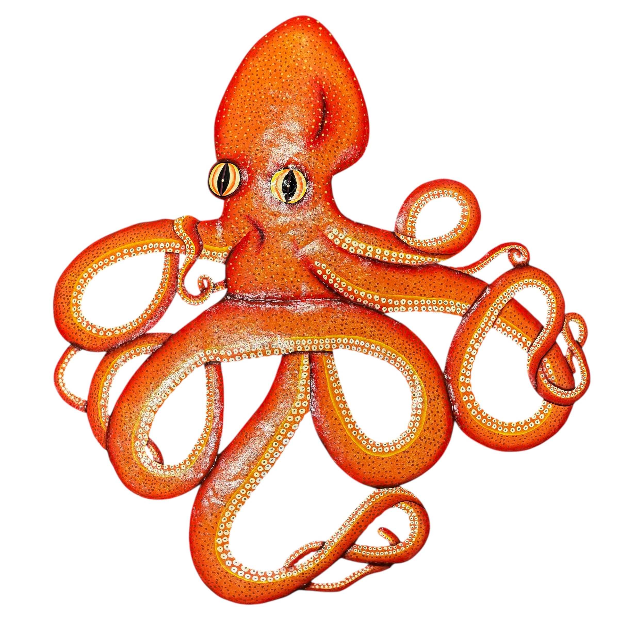 Jumbo Orange Octopus