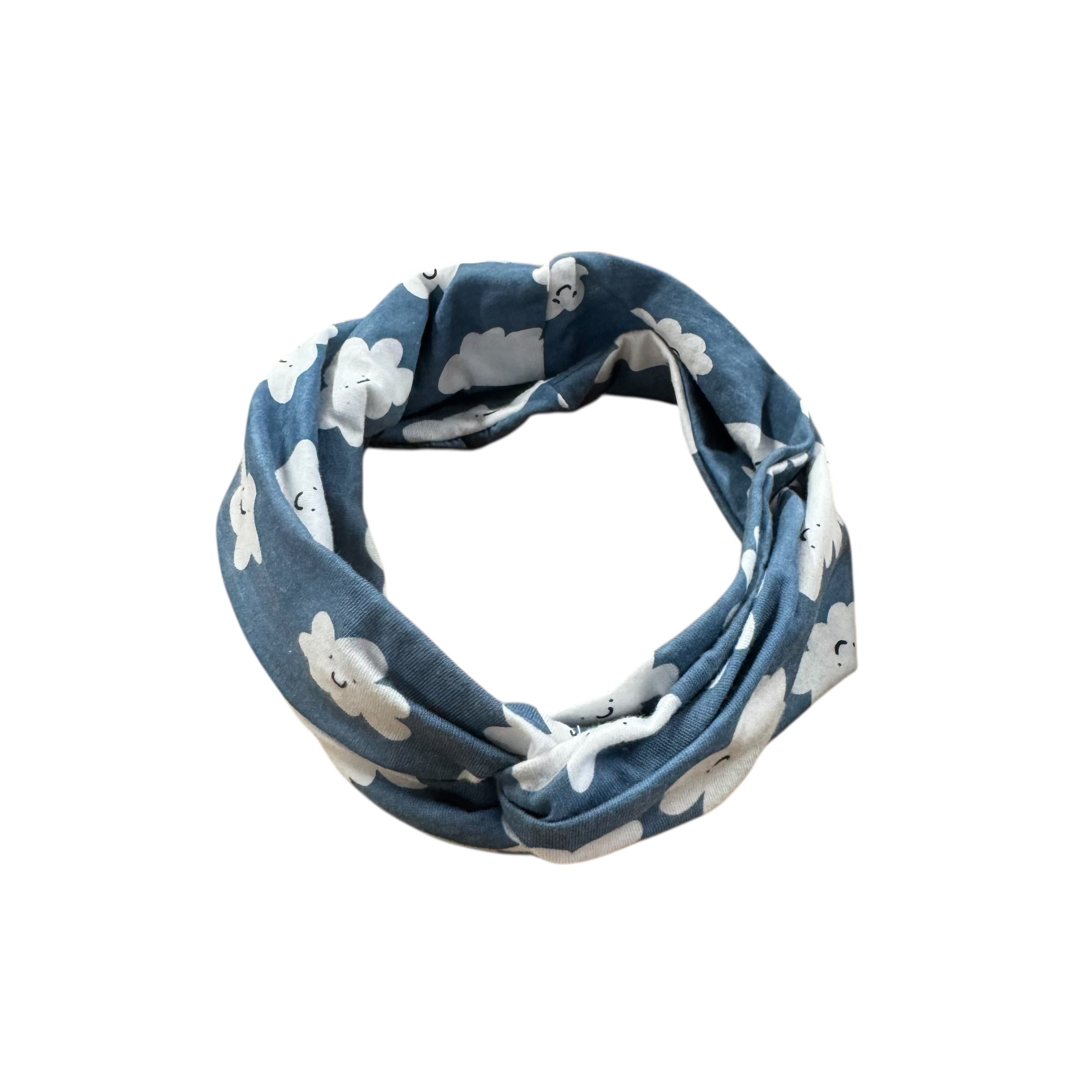 Knot Center Headband- Clouds