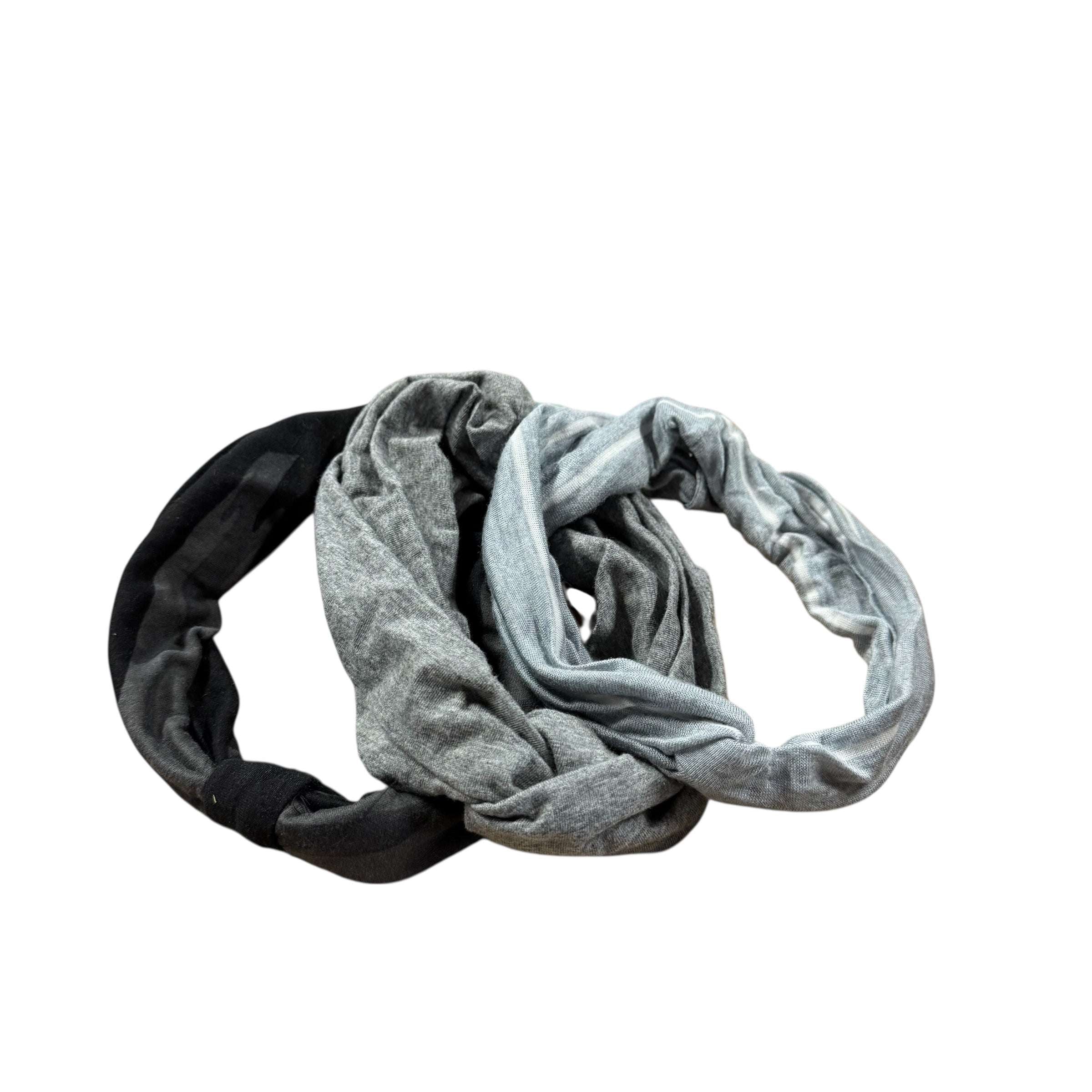 Headbands (Set of 3)- Grey/Black