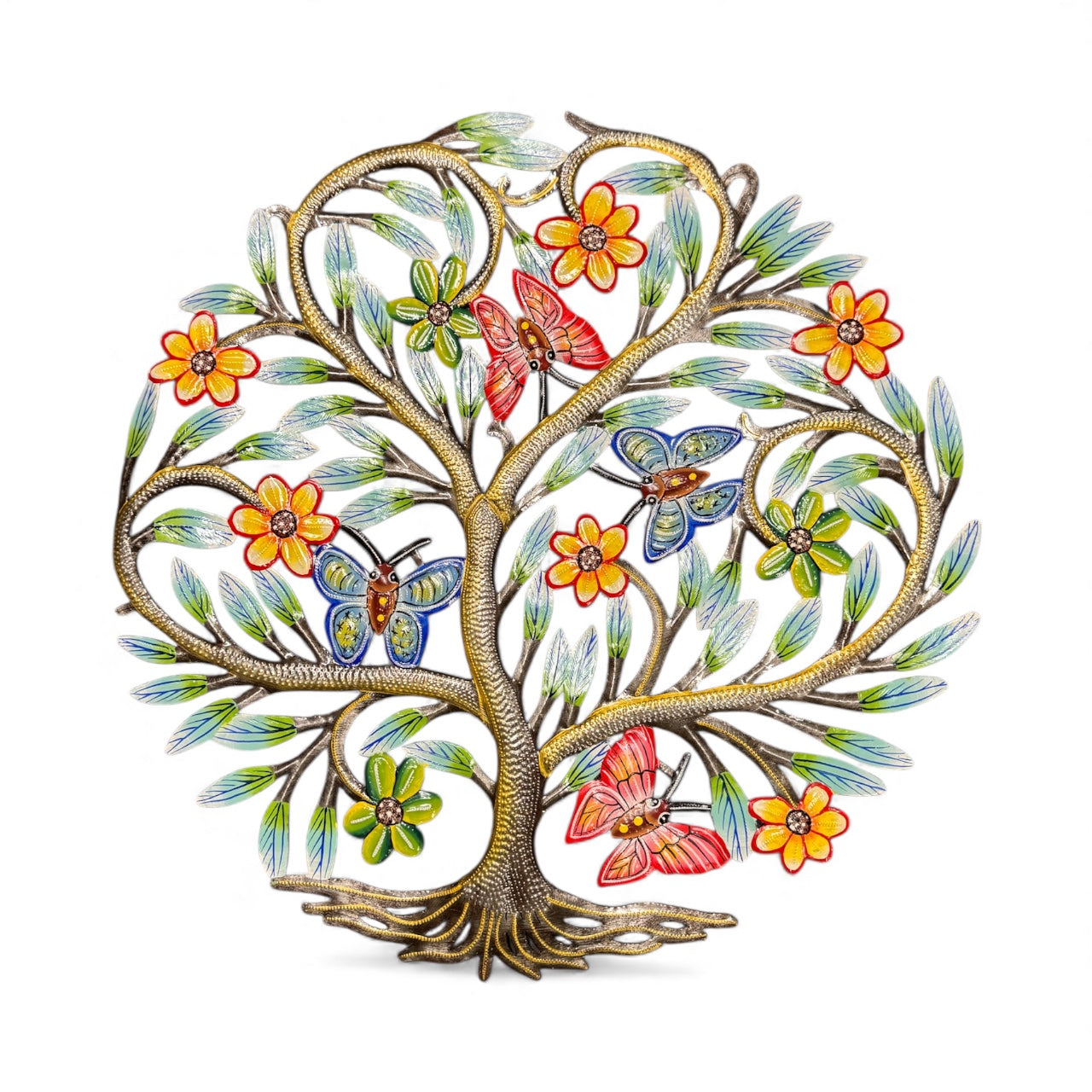 Butterflies and Flowers Tree of Life