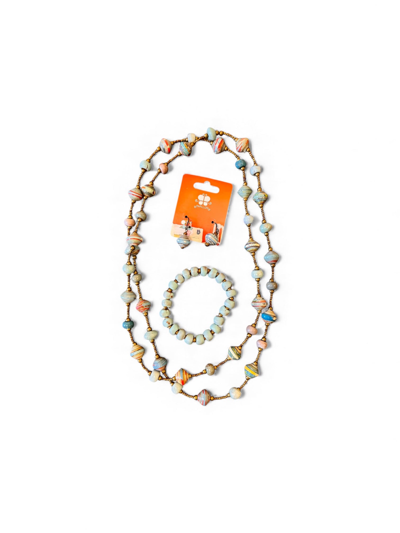 Stocking Stuffer Jewelry Set- Seafoam and Cereal Box