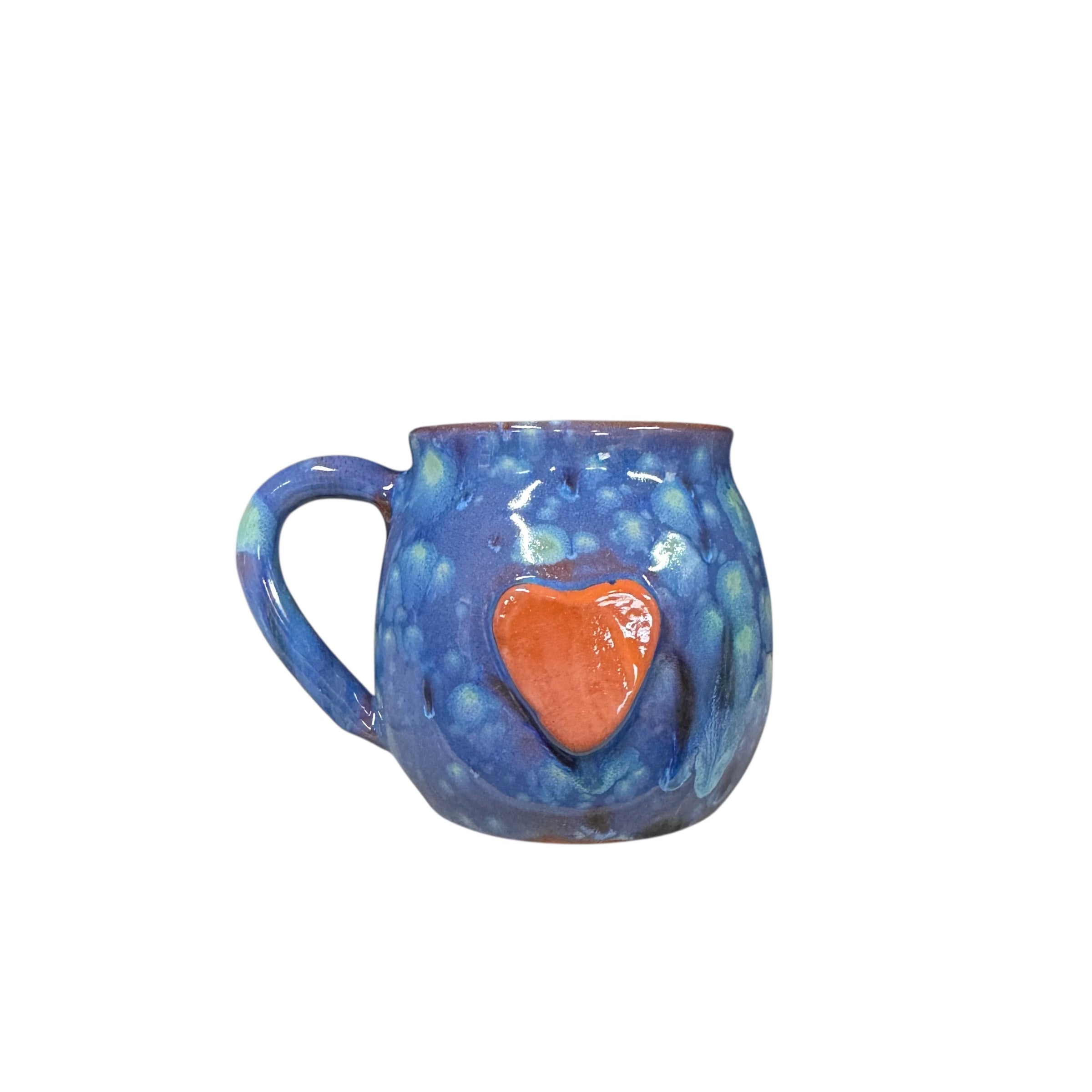 Calliope Heart Mug - Blue Azure