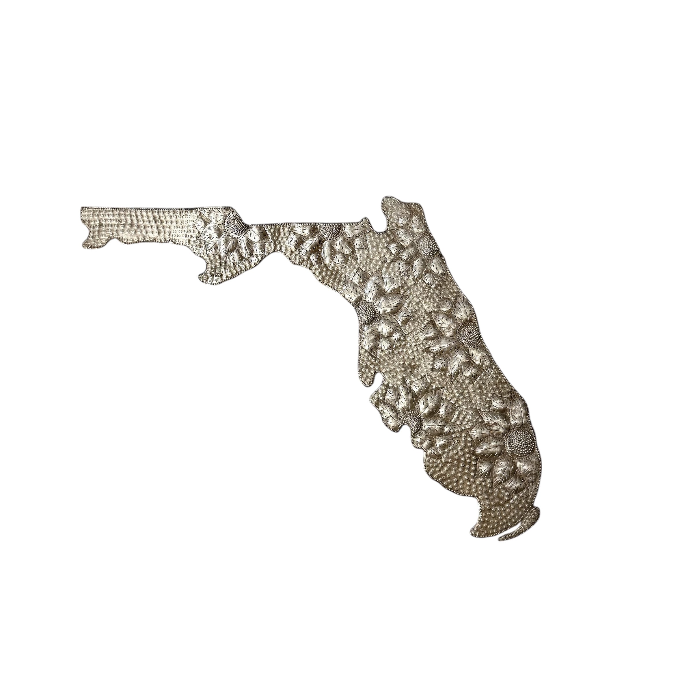 Florida Floral Metal Art