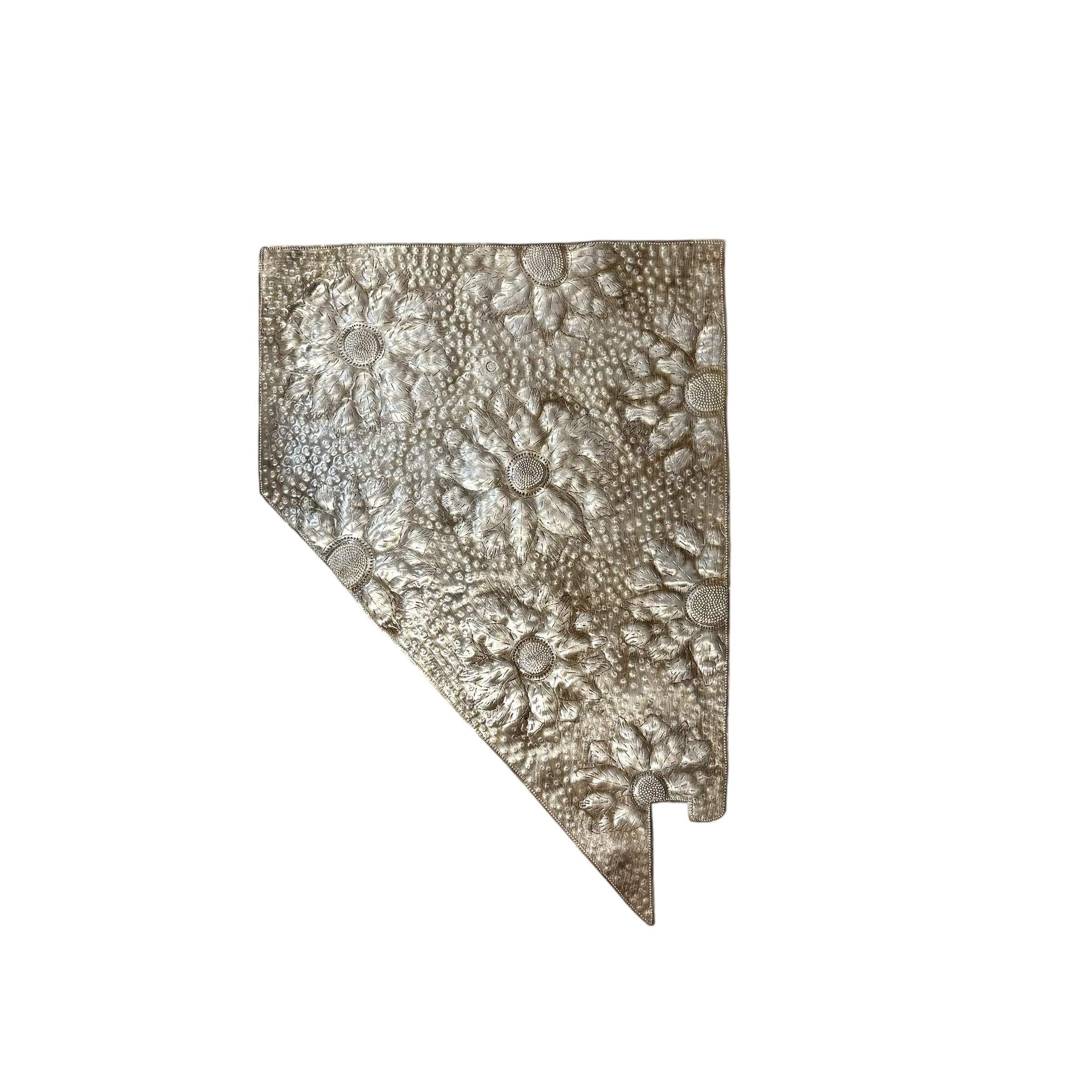Nevada Floral Metal Art
