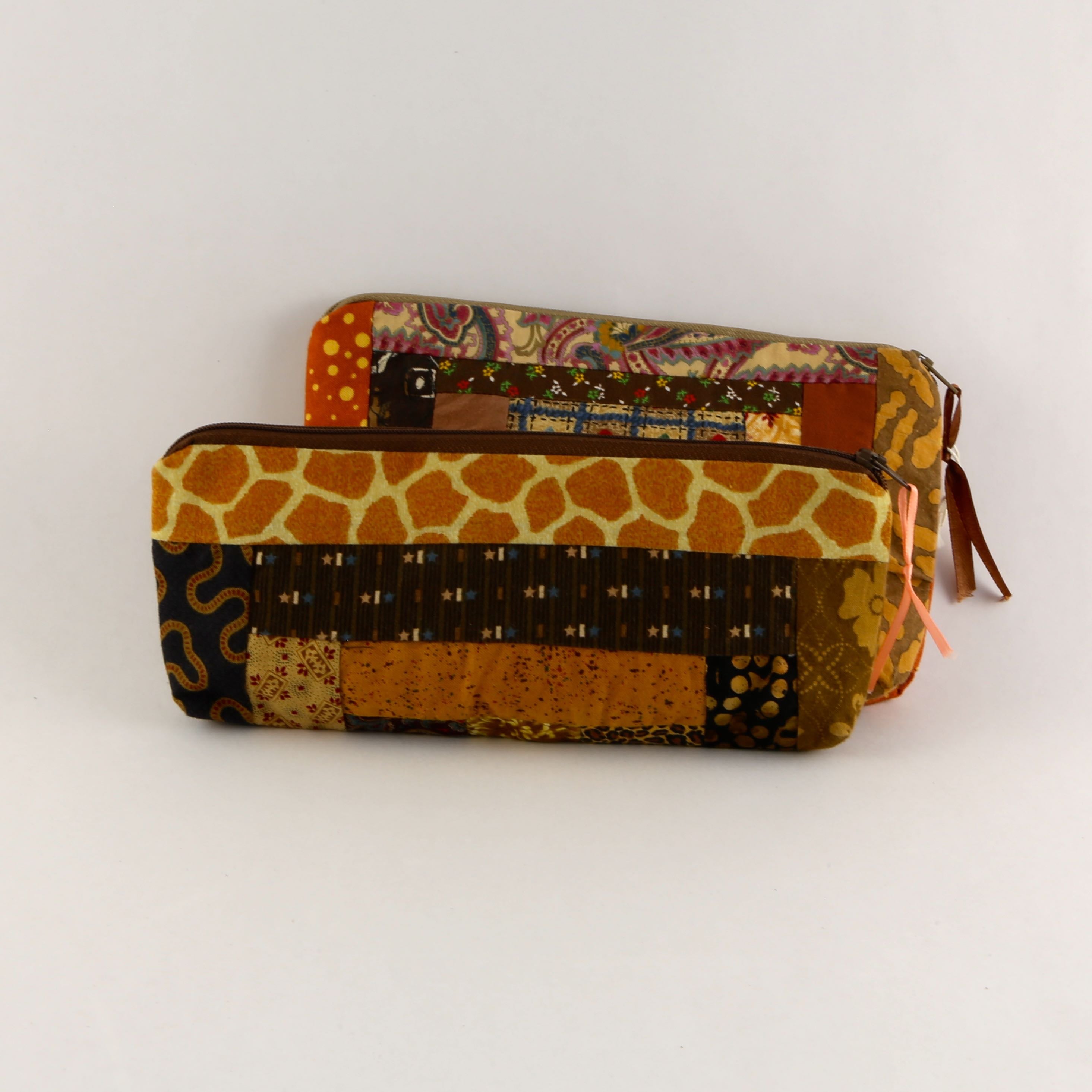 'Kwilt Fou' Quilted Zipper Pouch Set