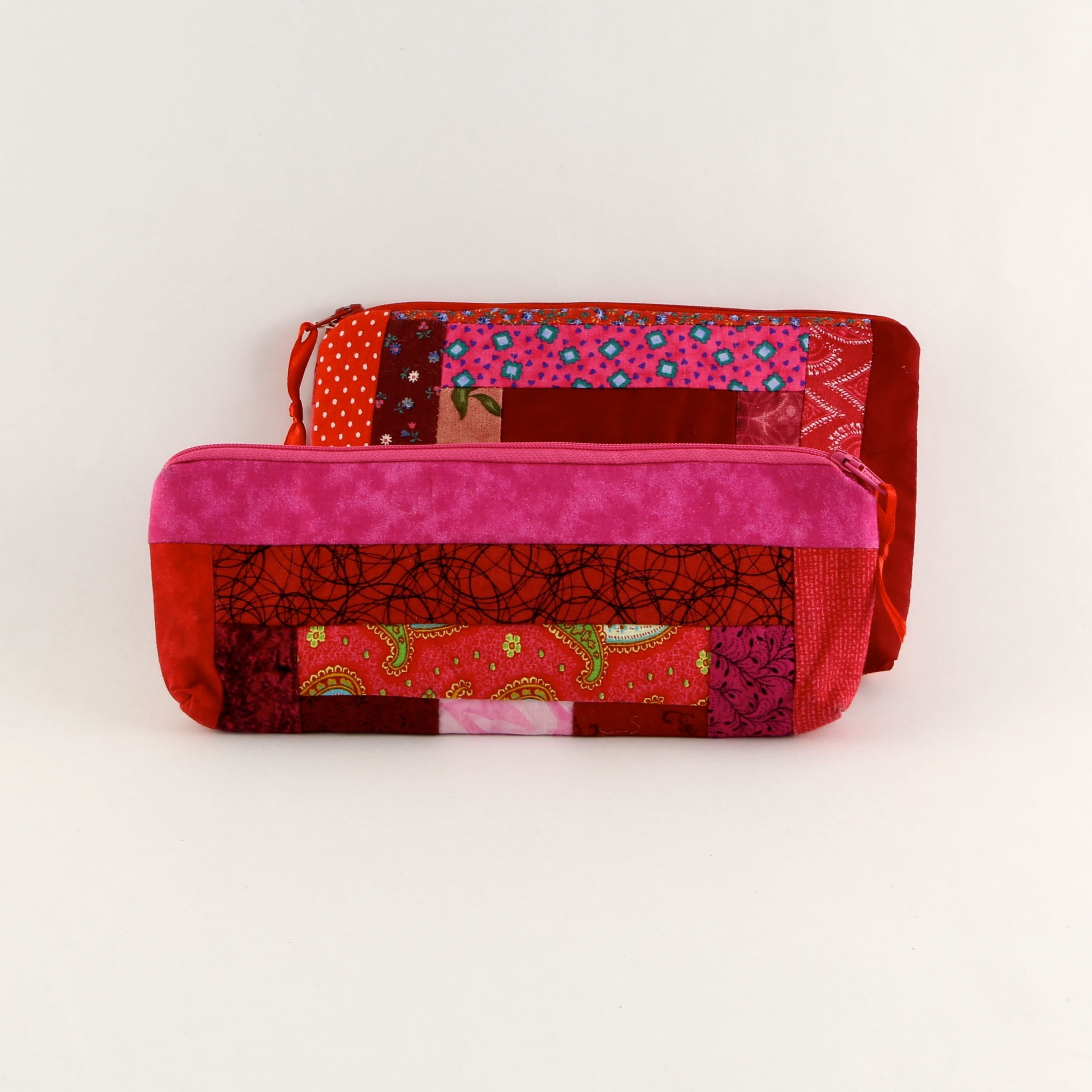 'Kwilt Fou' Quilted Zipper Pouch Set