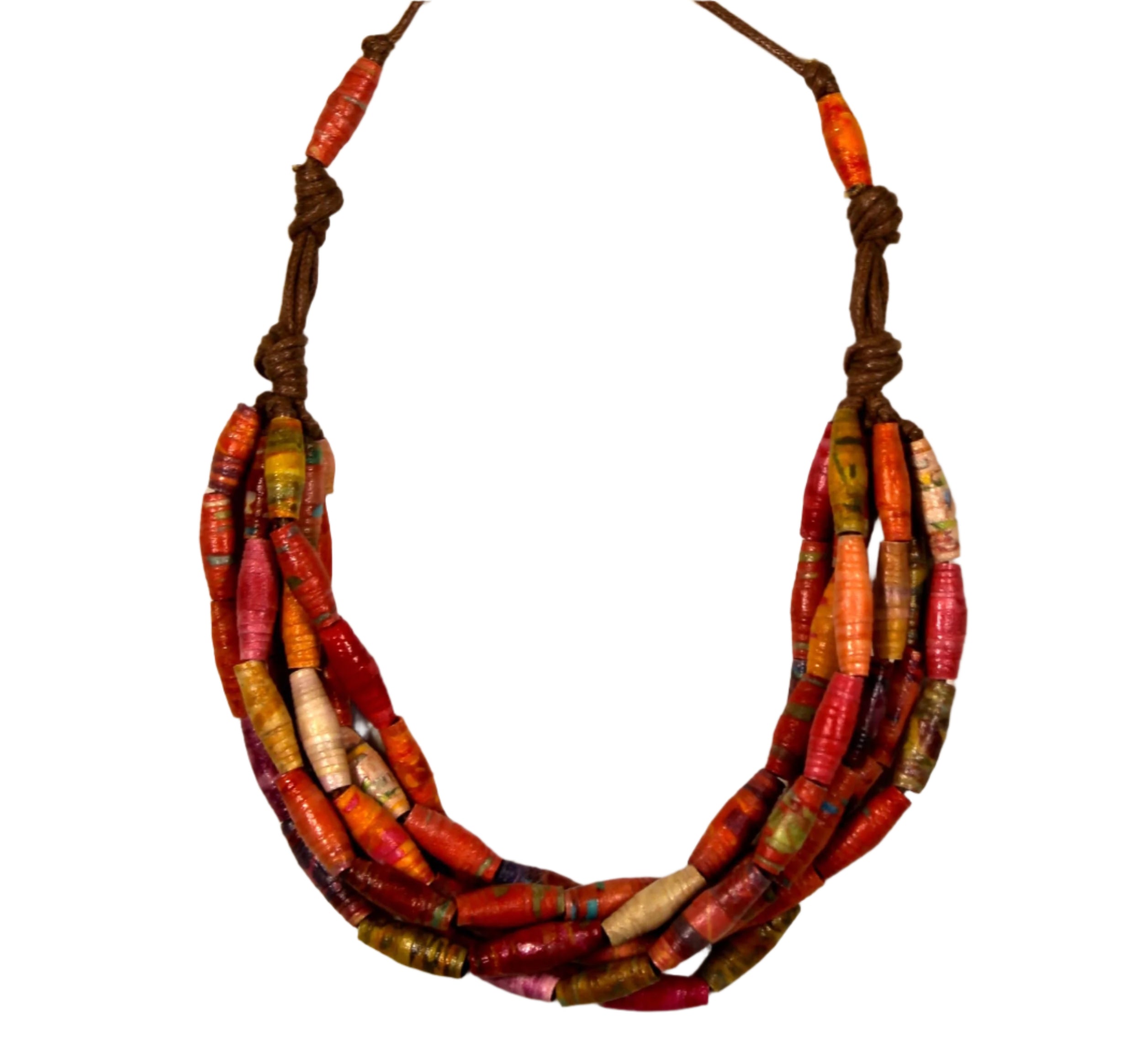 Handmade Bead Statement Necklace