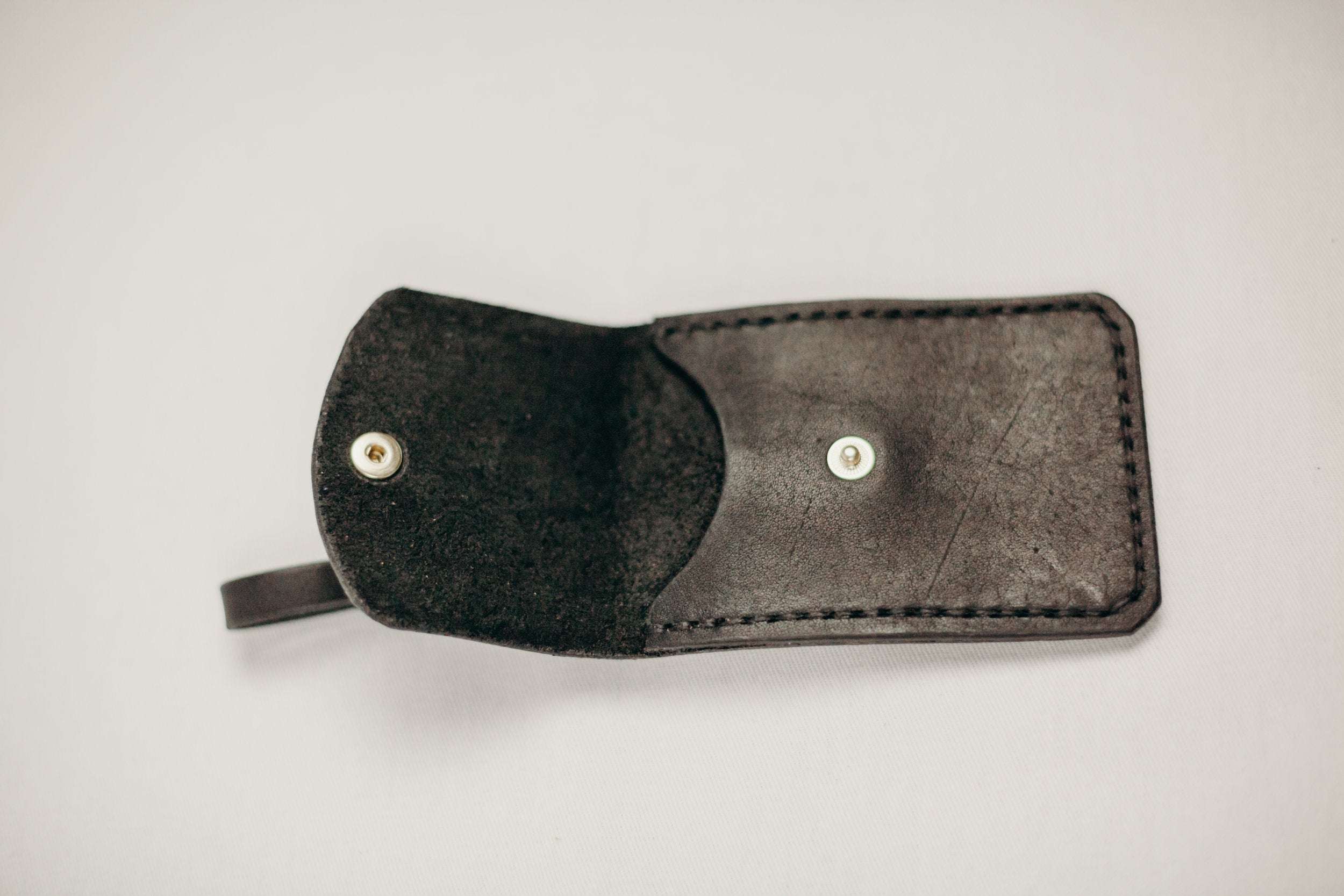 Leather Pocket Luggage Tag