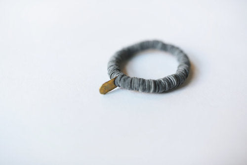 Leather Bits Bracelet