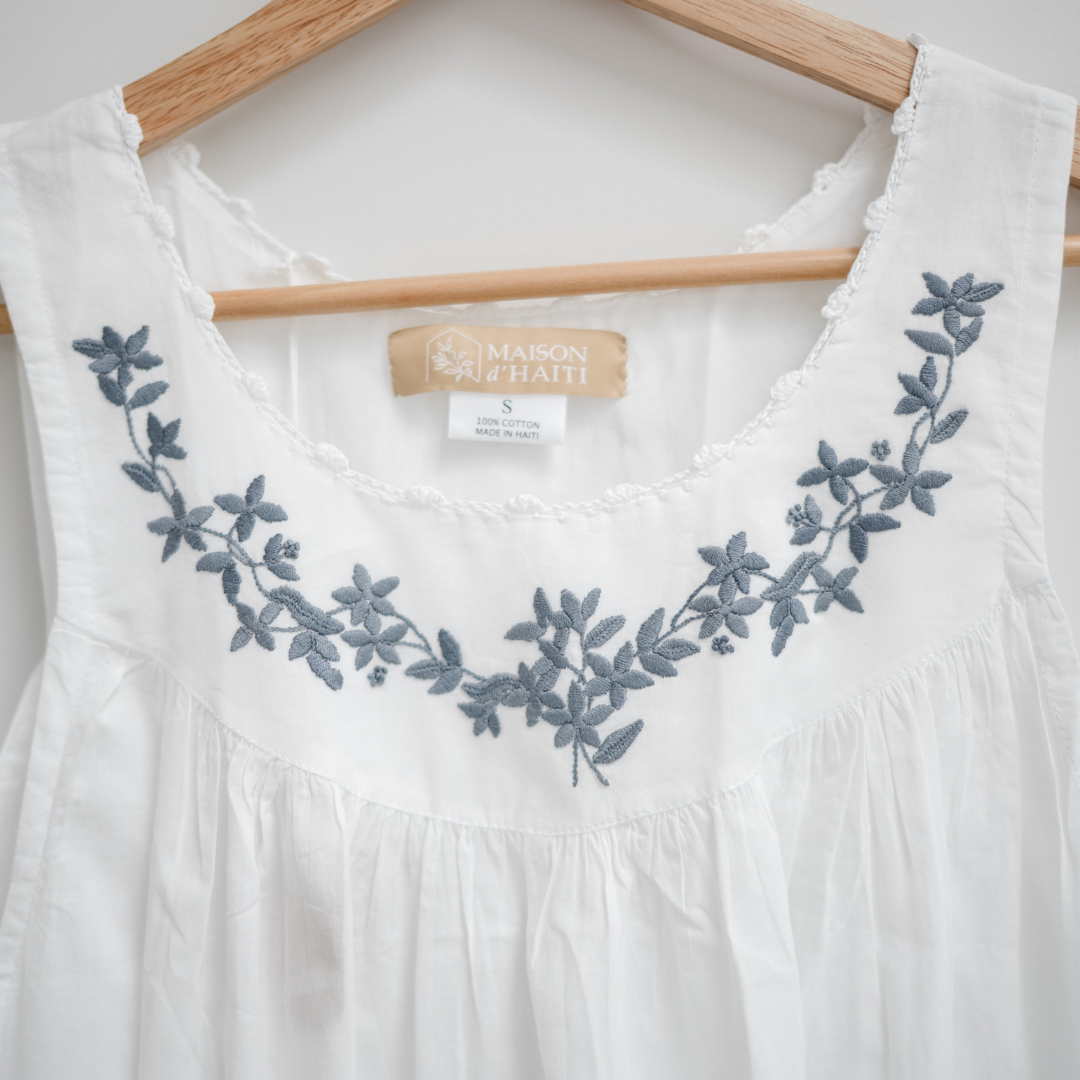 The Sarah Garland Nightgown - Grey