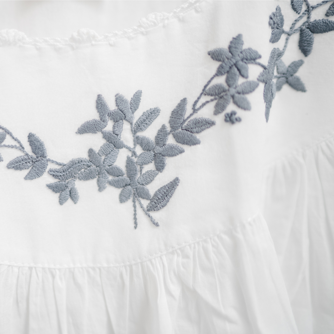 The Sarah Garland Nightgown - Grey