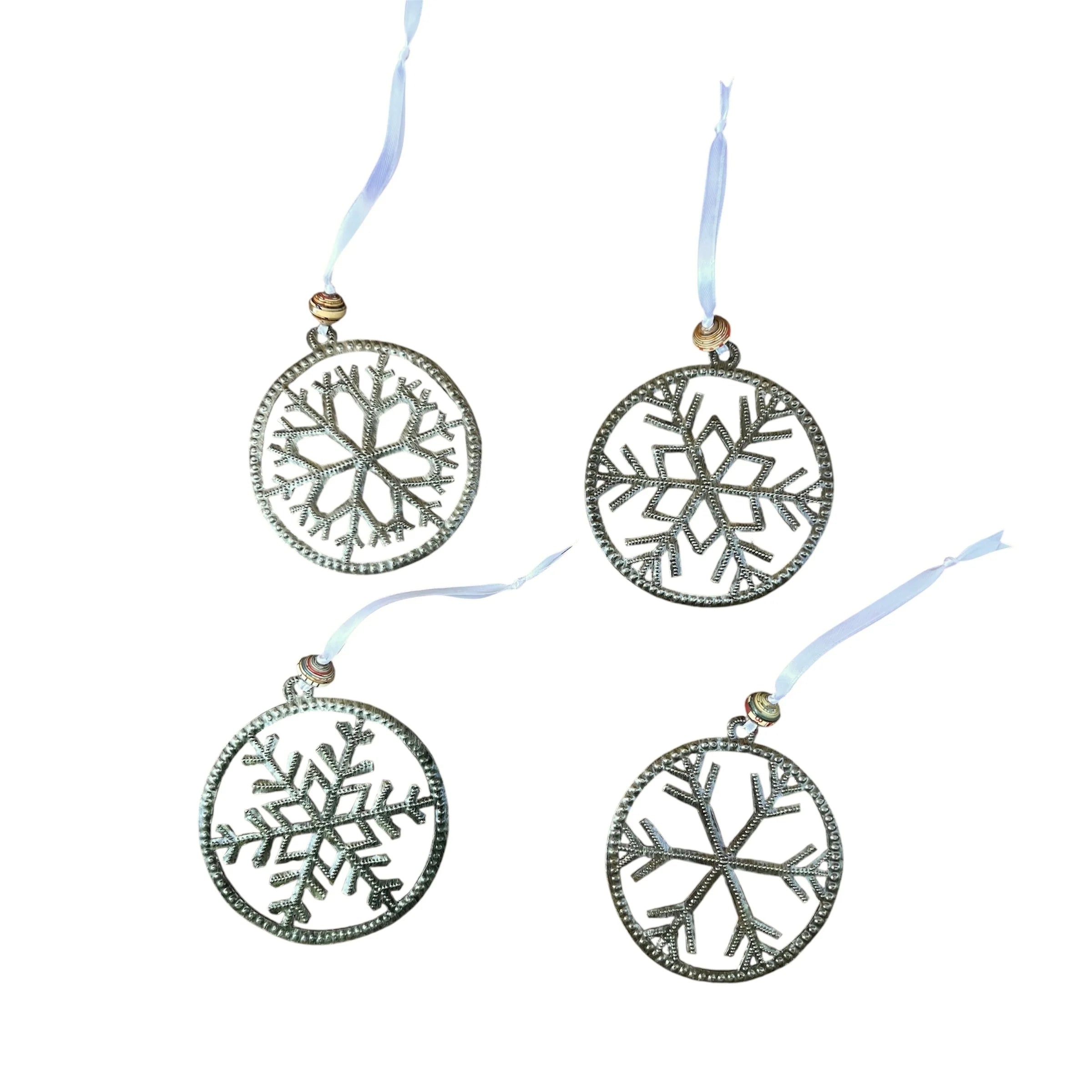 Set Of 4 Snowflakes