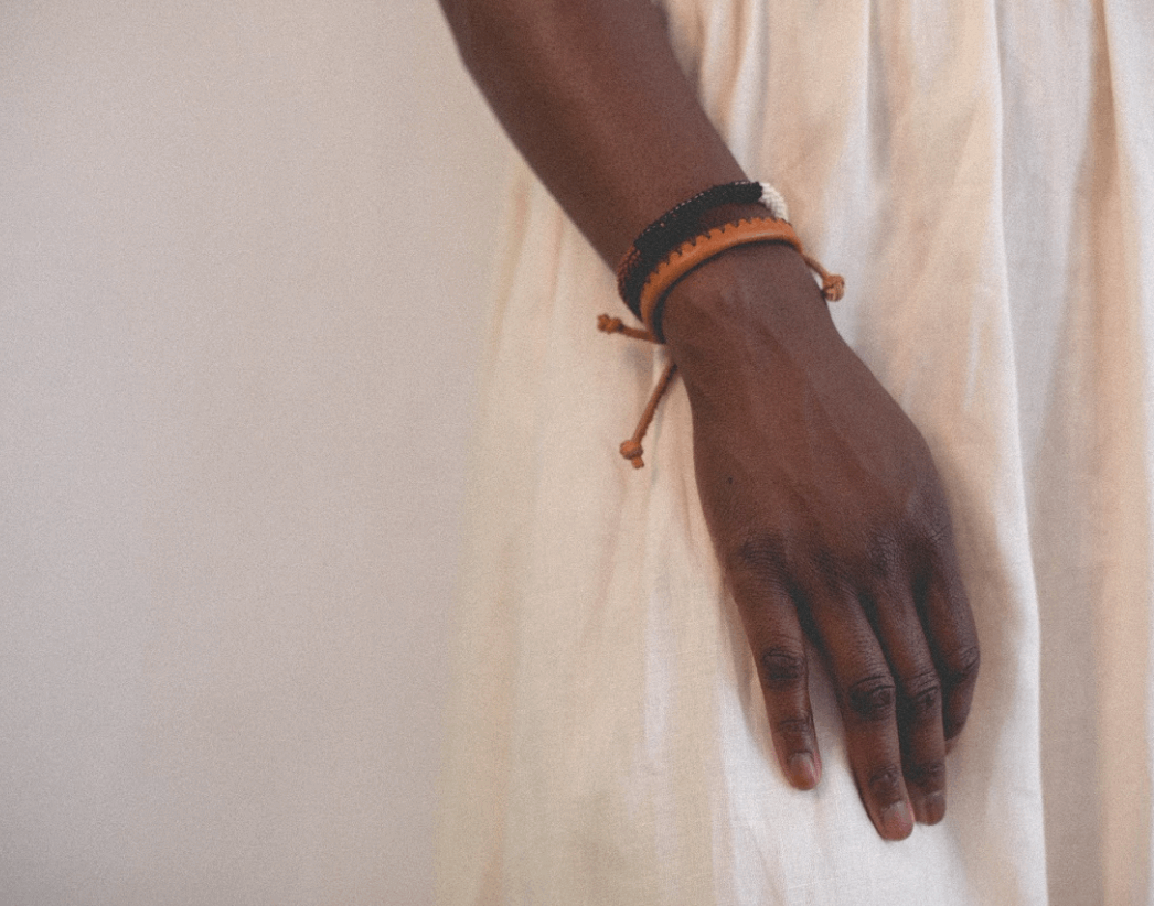 Stitched Leather Bracelet