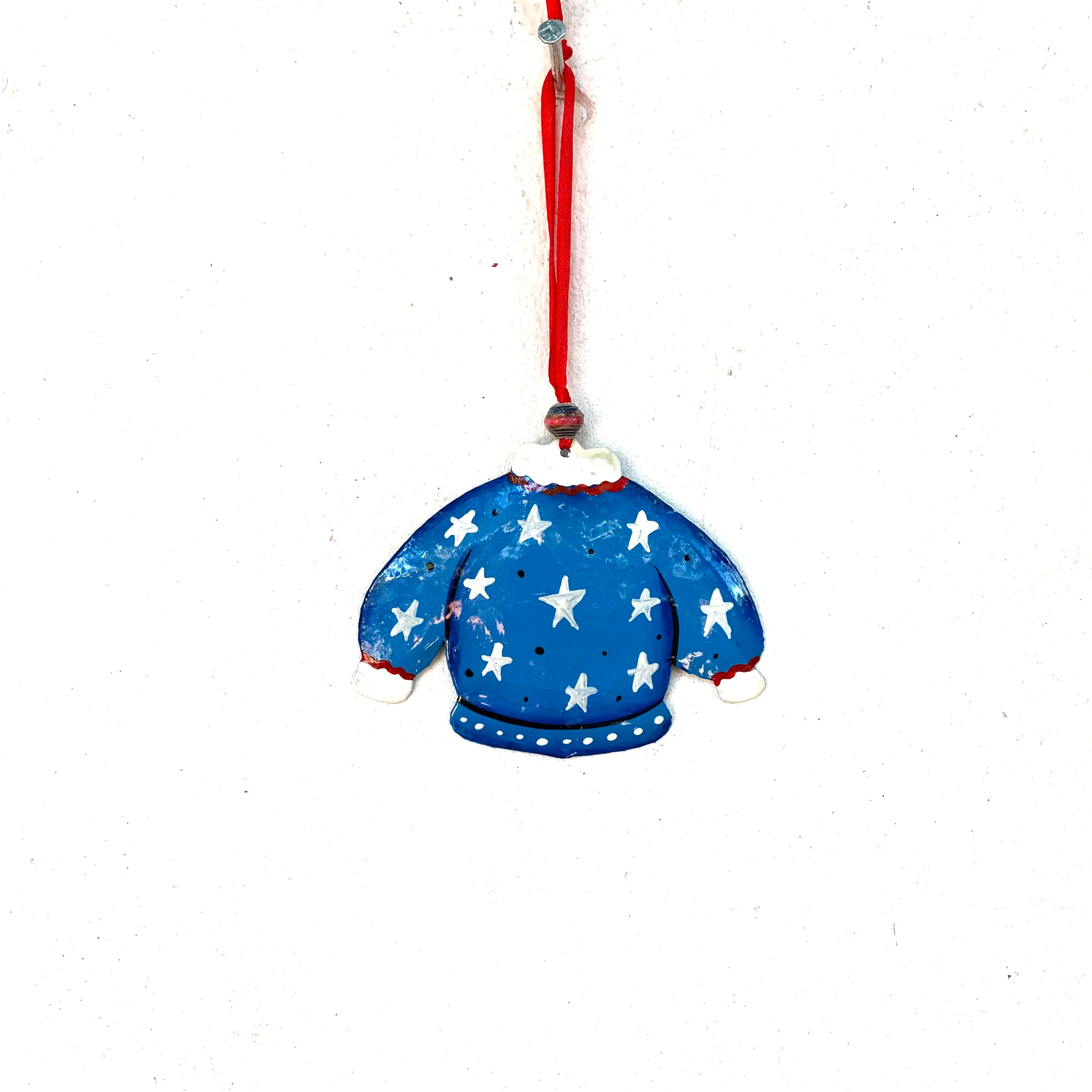 Sweater Ornament - Blue