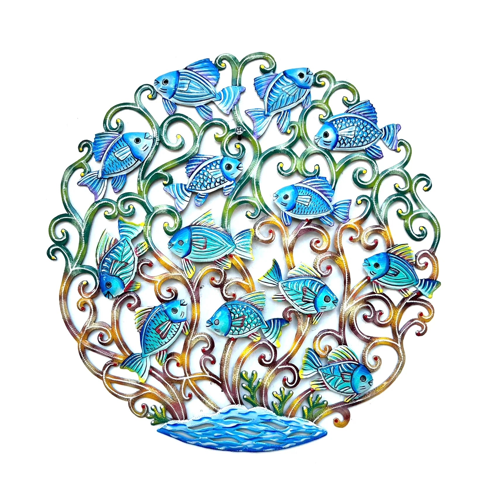 Swimming Blue Fish