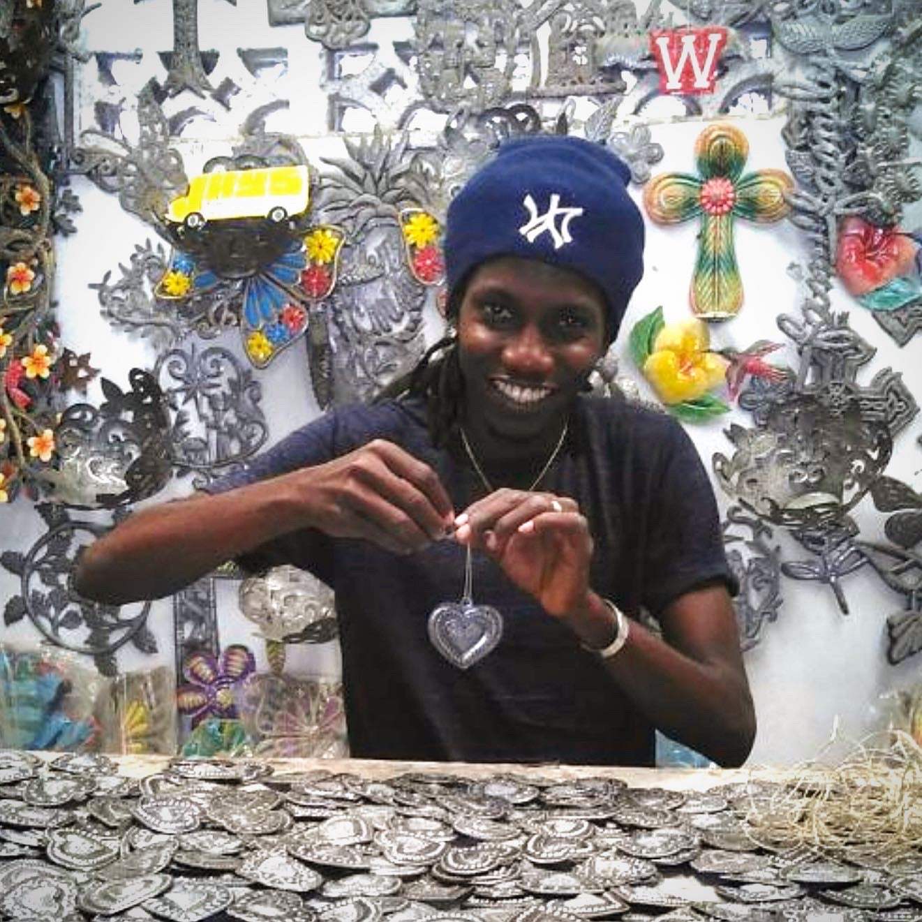 *Special Deal* Davidson Heart Ornaments (Set of 5)