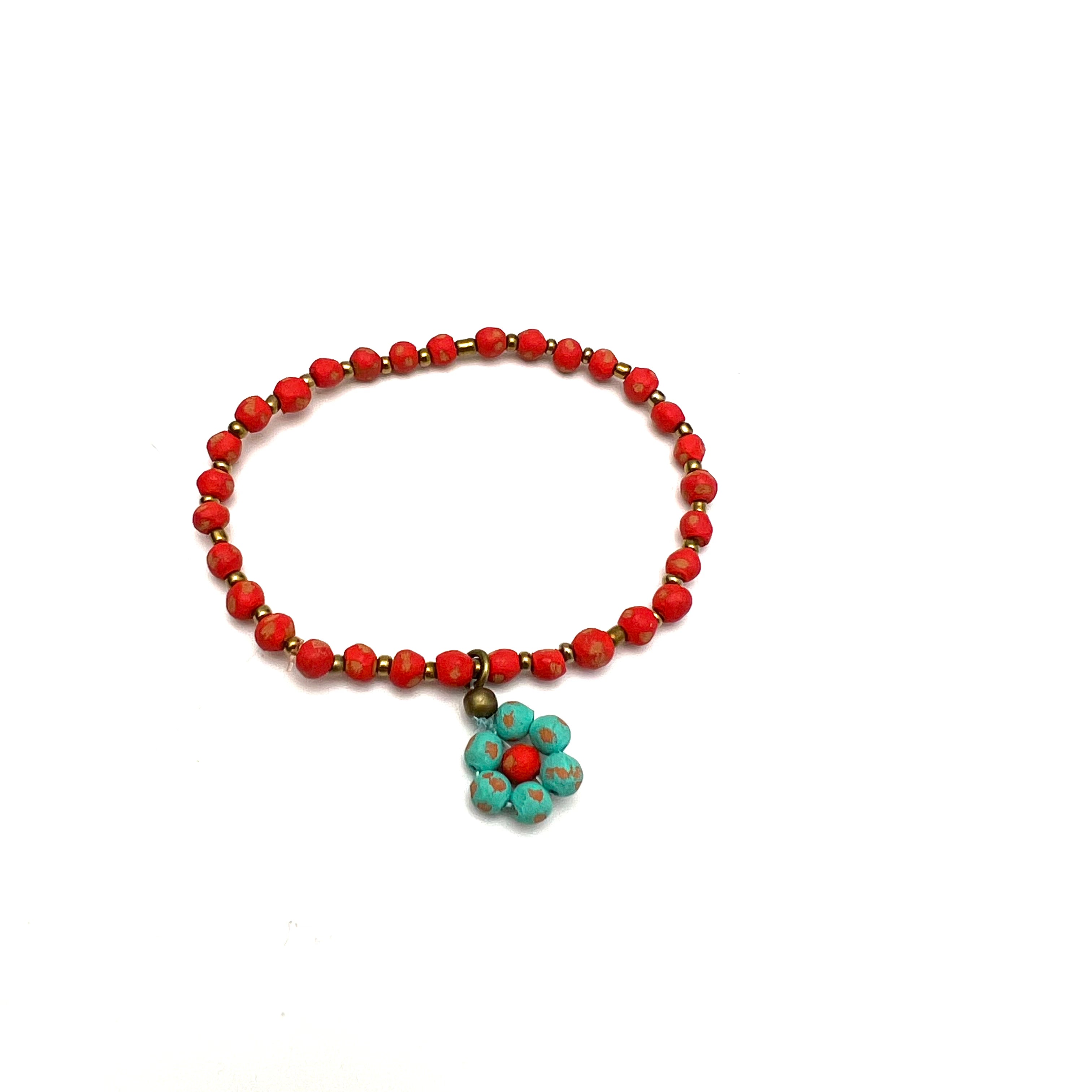 Ceramic Daisy Bracelet