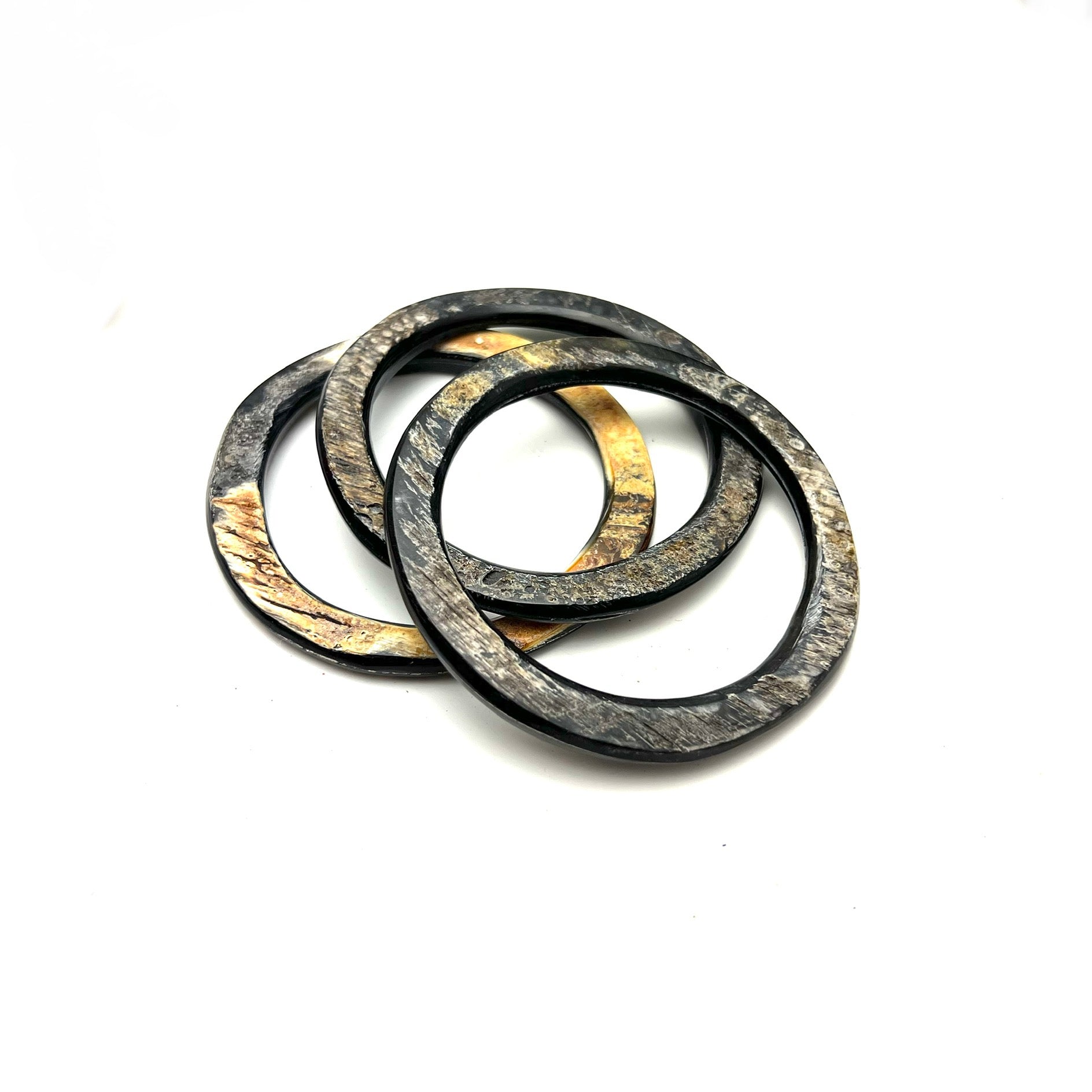 Cow Horn Bangle Bracelet (Sold Individually)