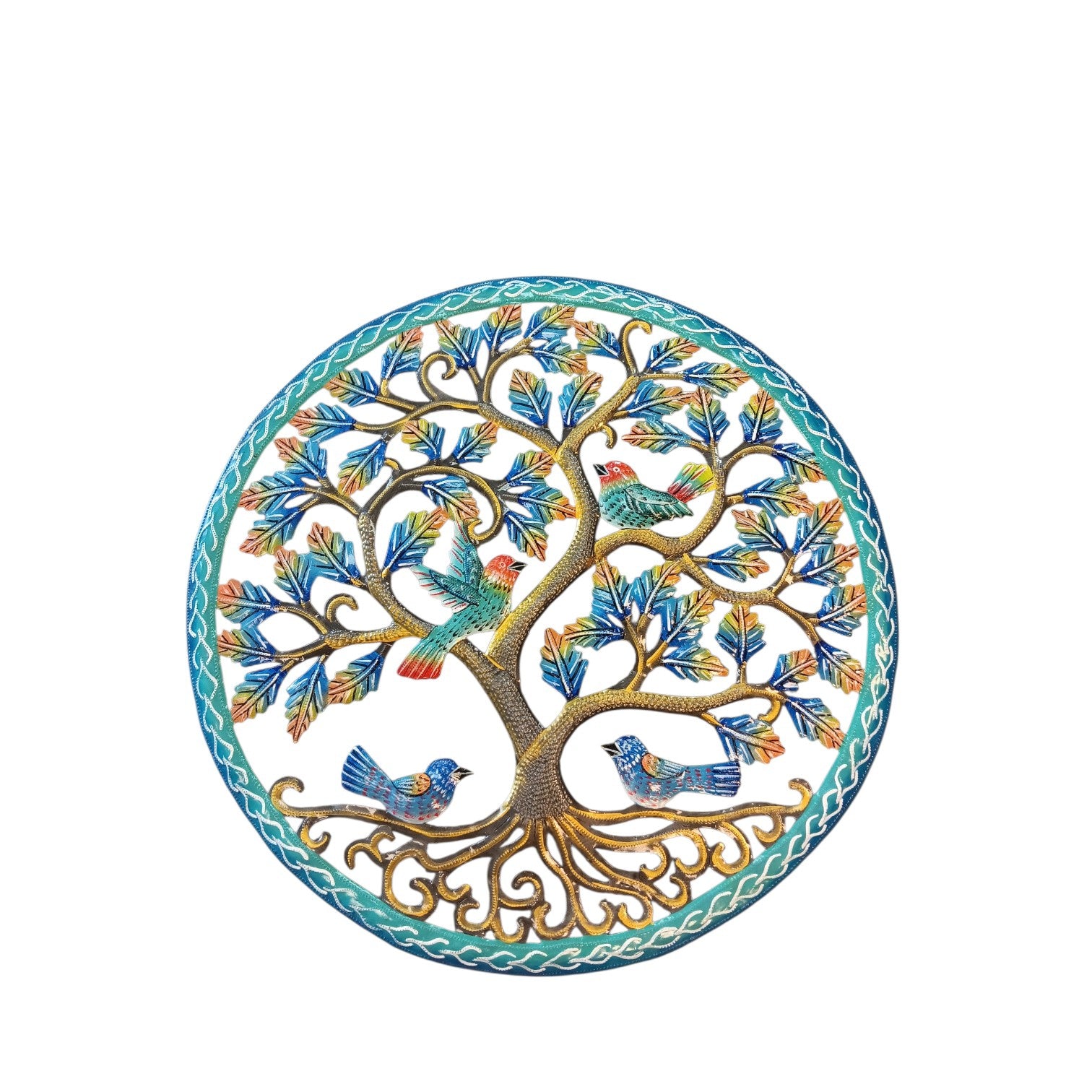 Large Blue and Bronze with Birds