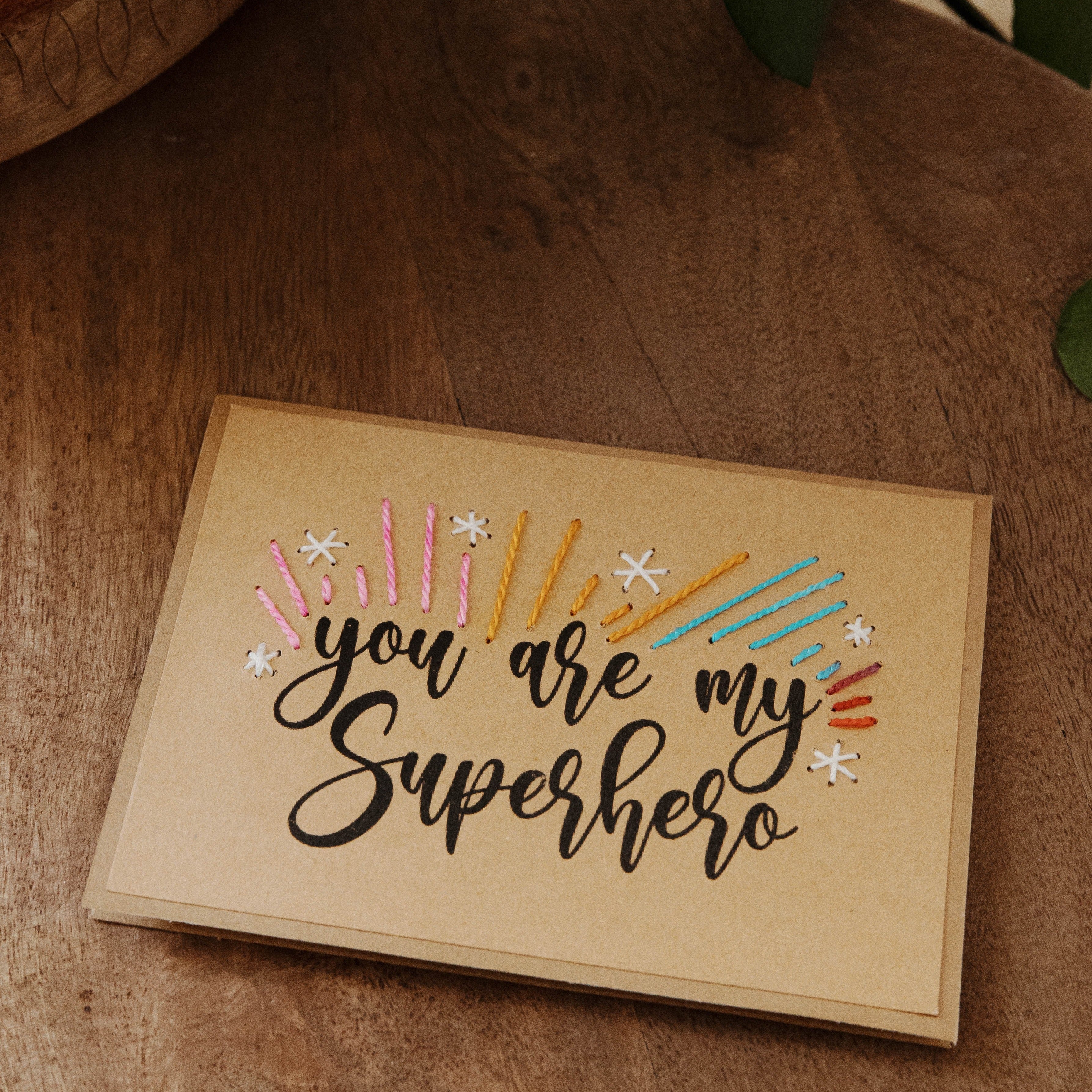 You Are My Superhero Greeting Cards