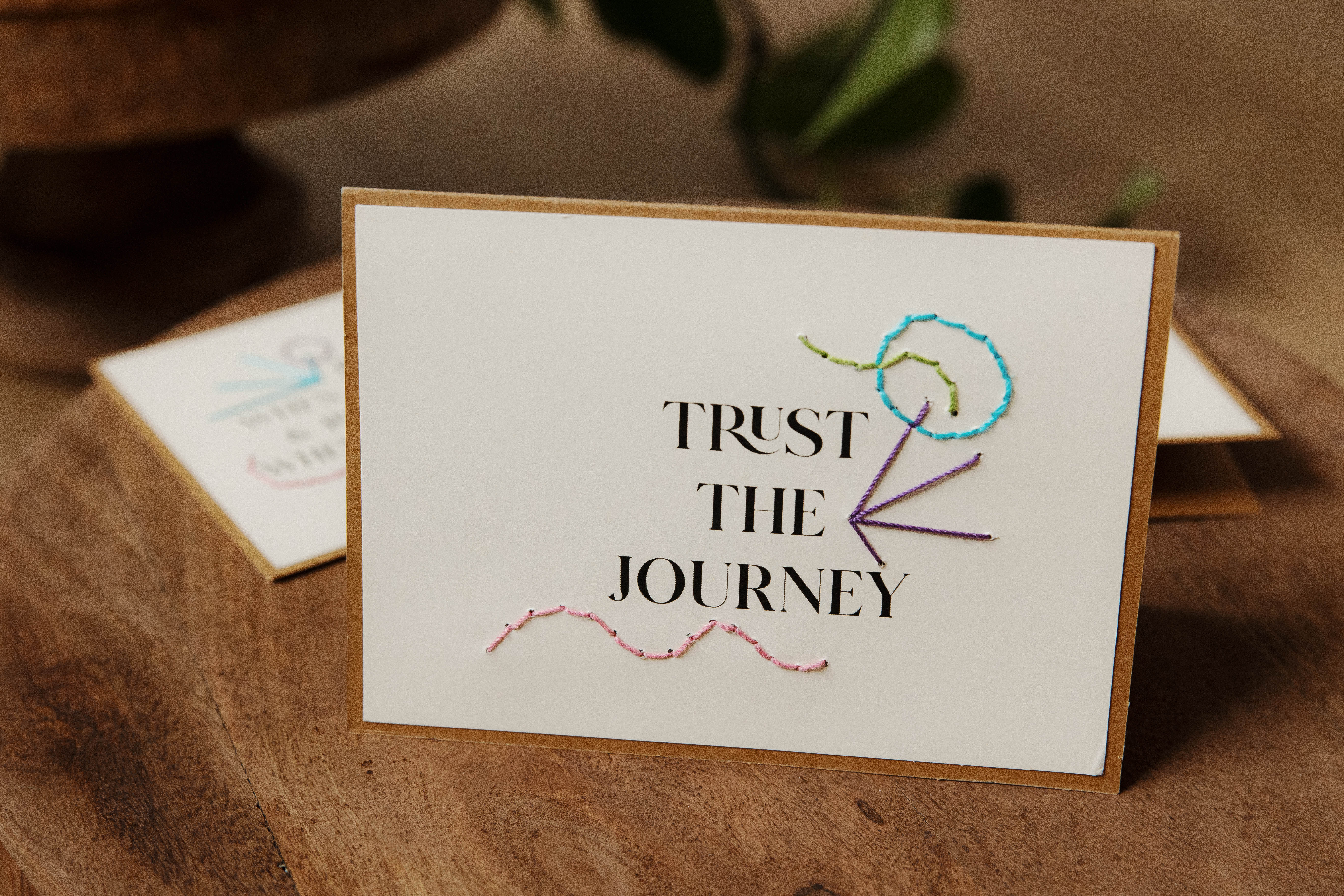 Trust the Journey Greeting Cards