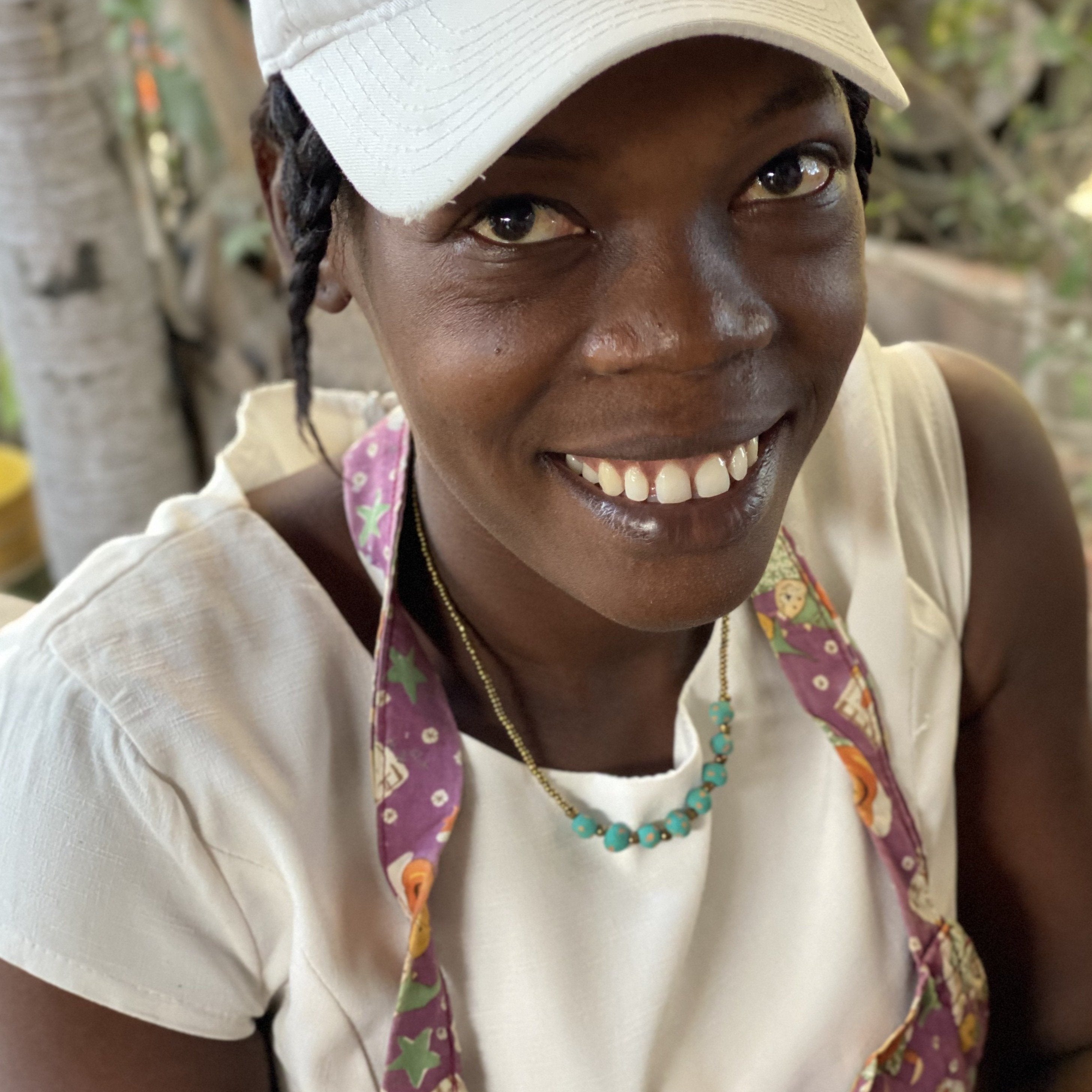Antique Ceramic Necklace