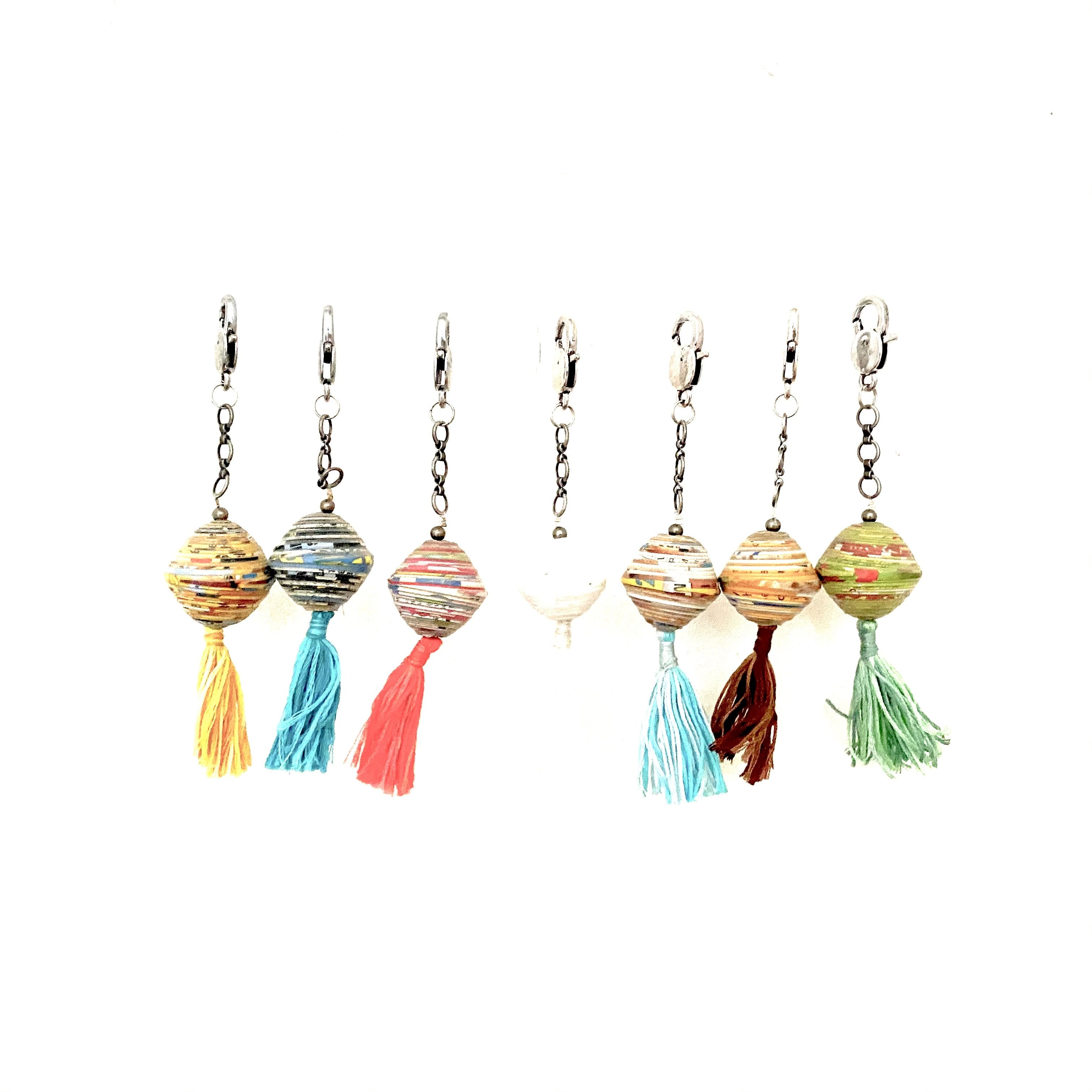 Cereal Box Bead Keychain