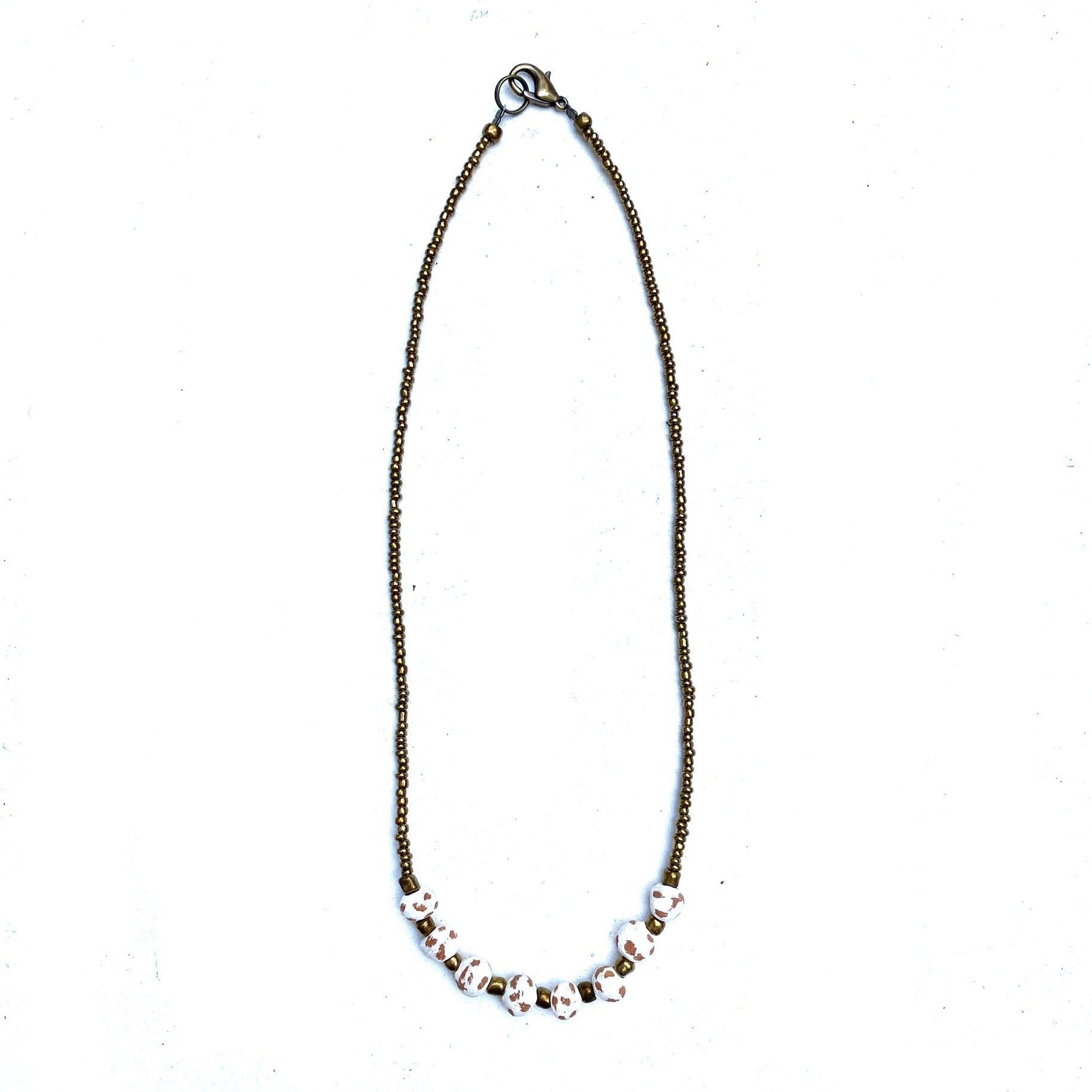 Antique Ceramic Necklace