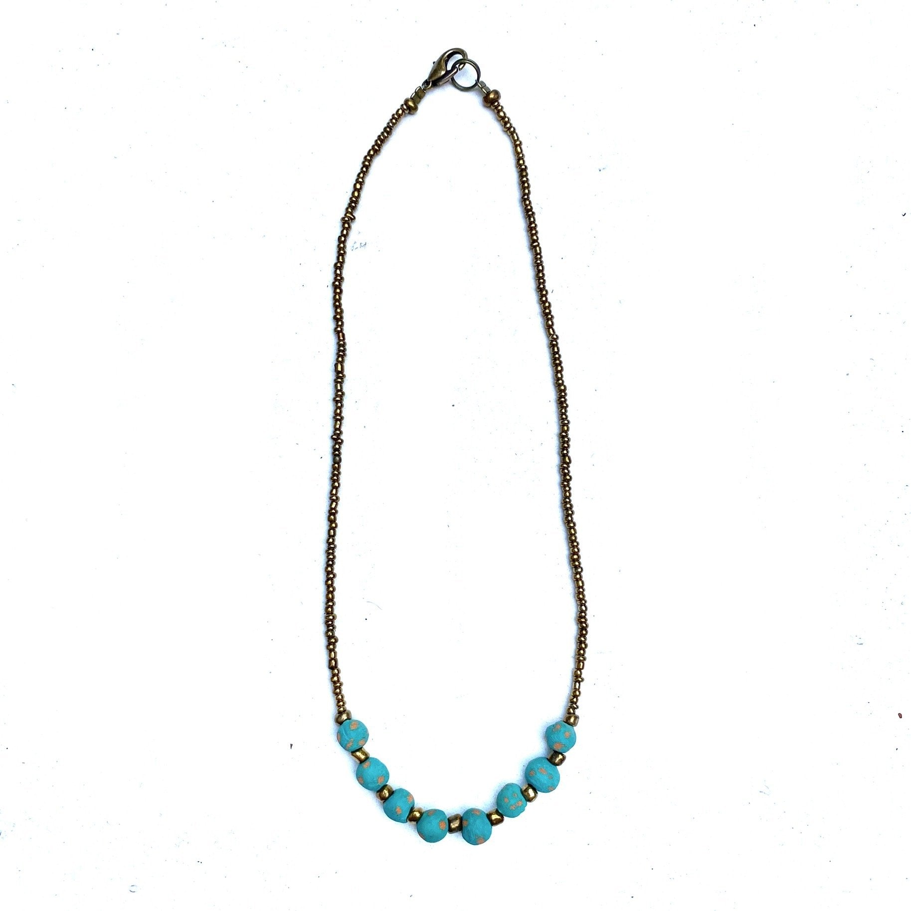 Antique Ceramic Necklace