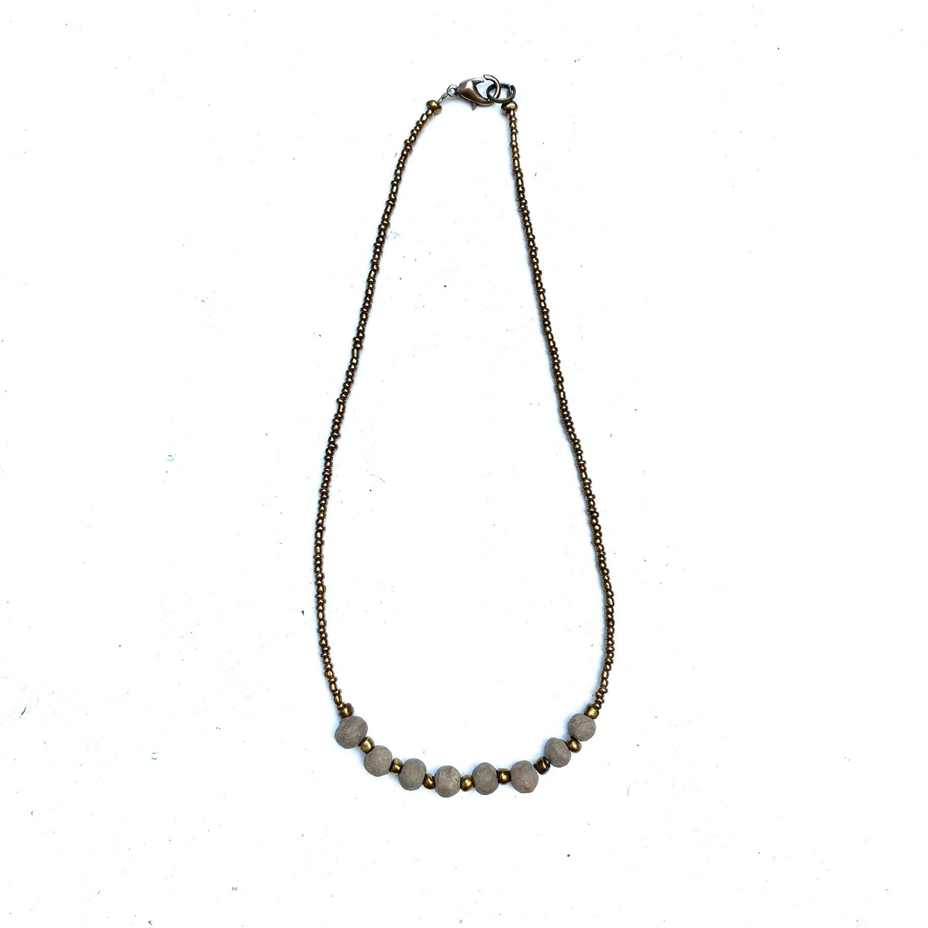 Antique Ceramic Necklace