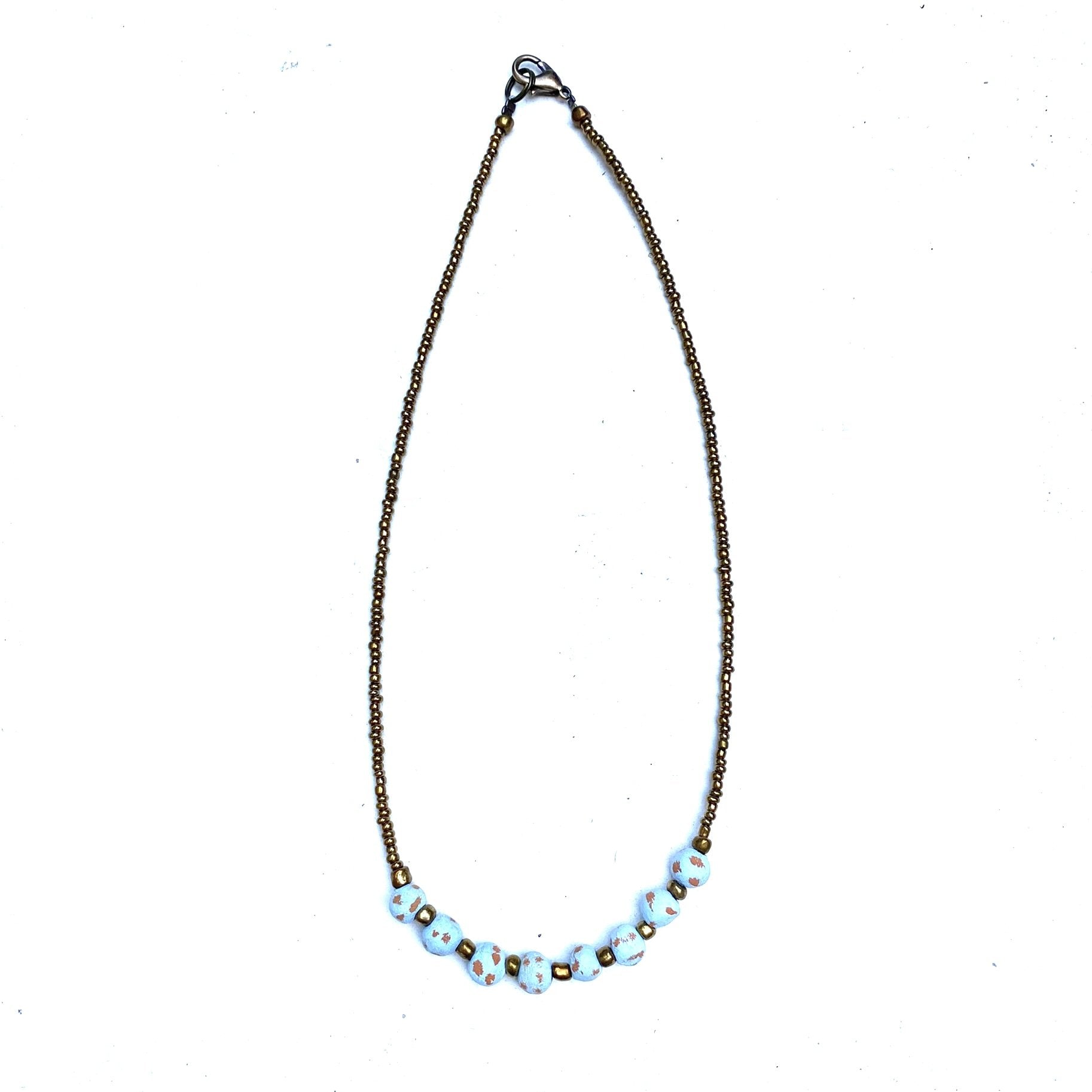 Antique Ceramic Necklace