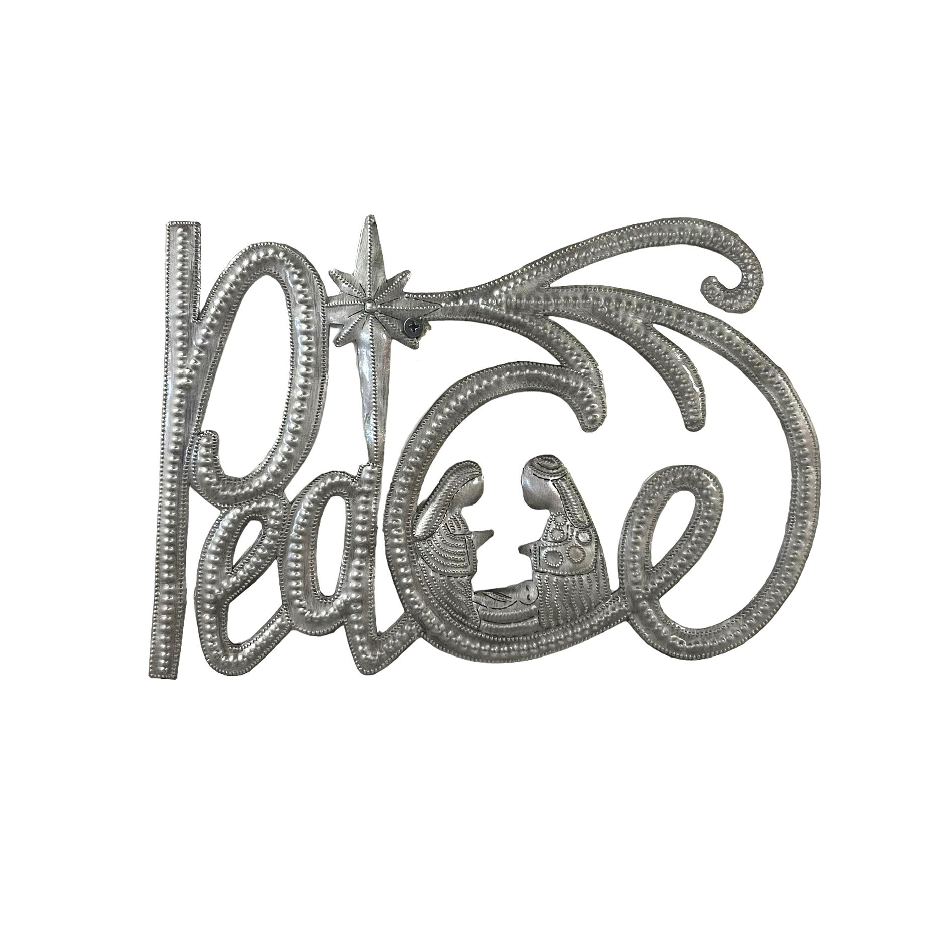 Steel Drum Peace Nativity