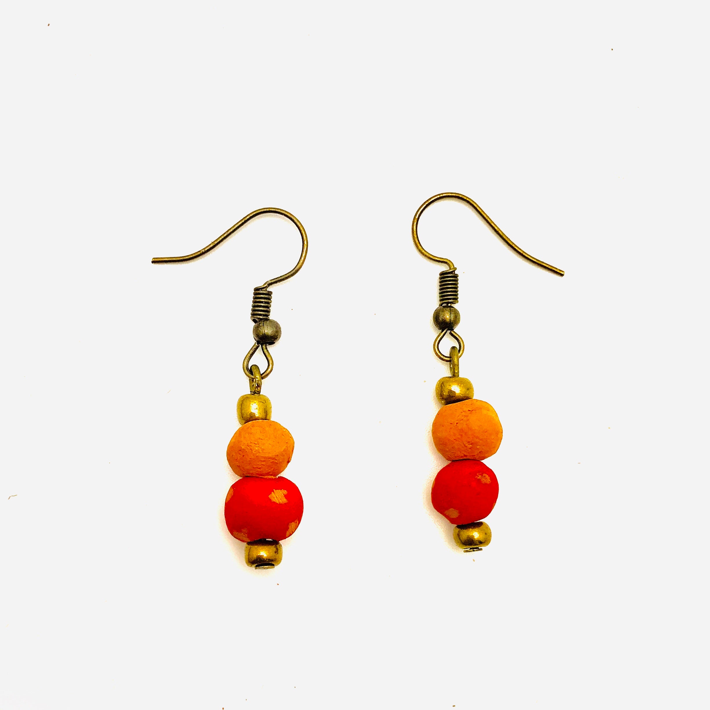 Antiqued Aromatherapy Earrings