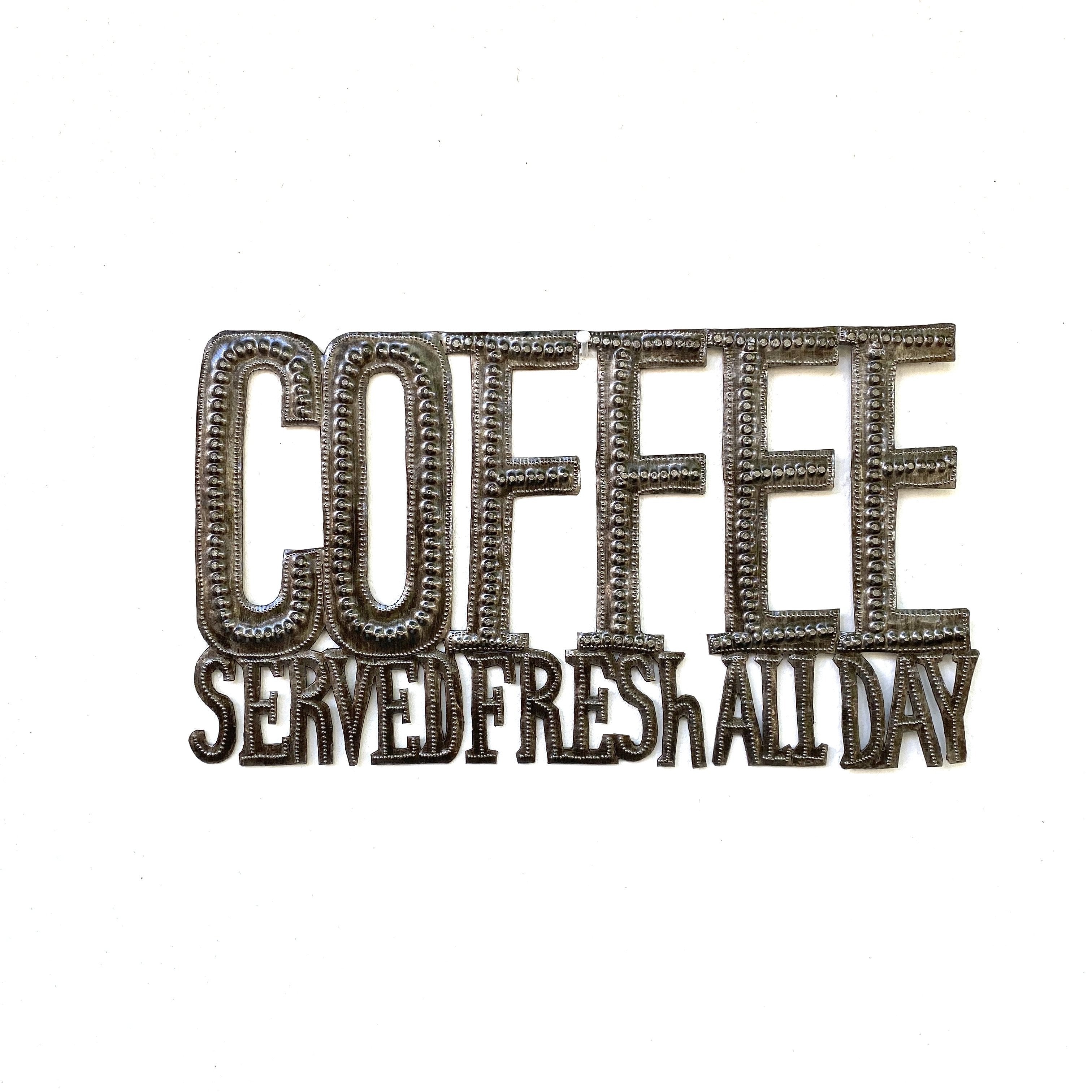 Coffee Served Fresh