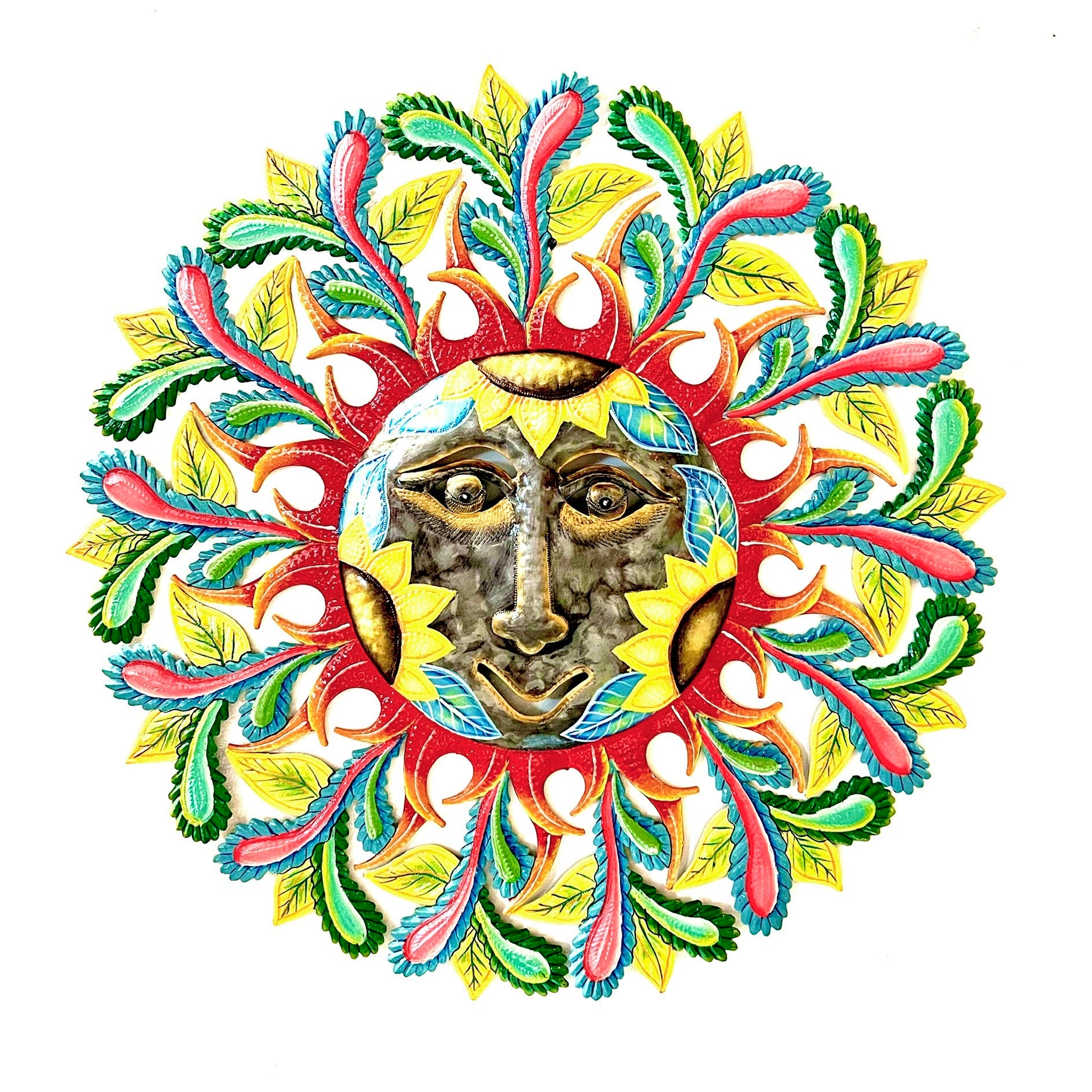 Jumbo Sunflowers And Fire