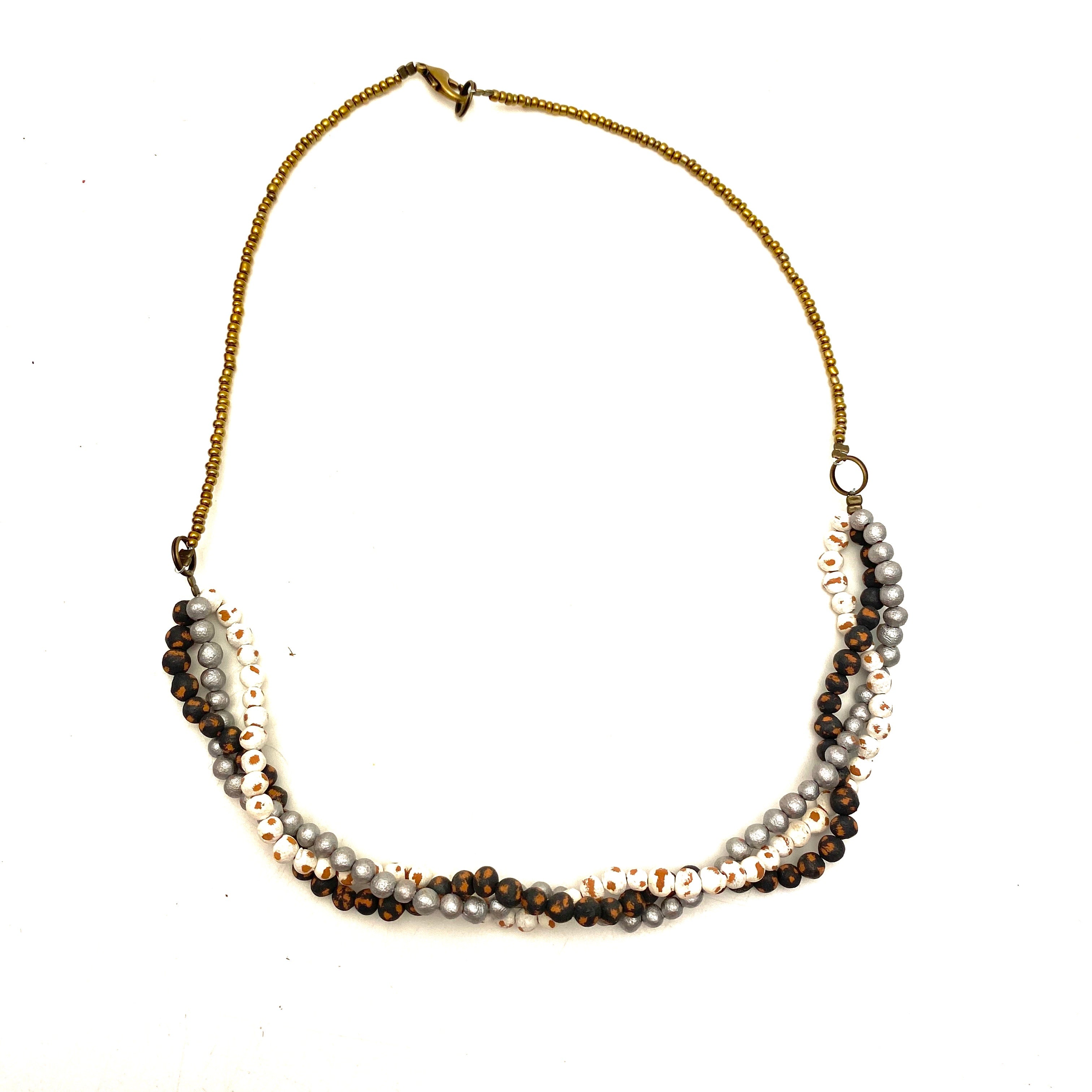 Teah Necklace- Multitone